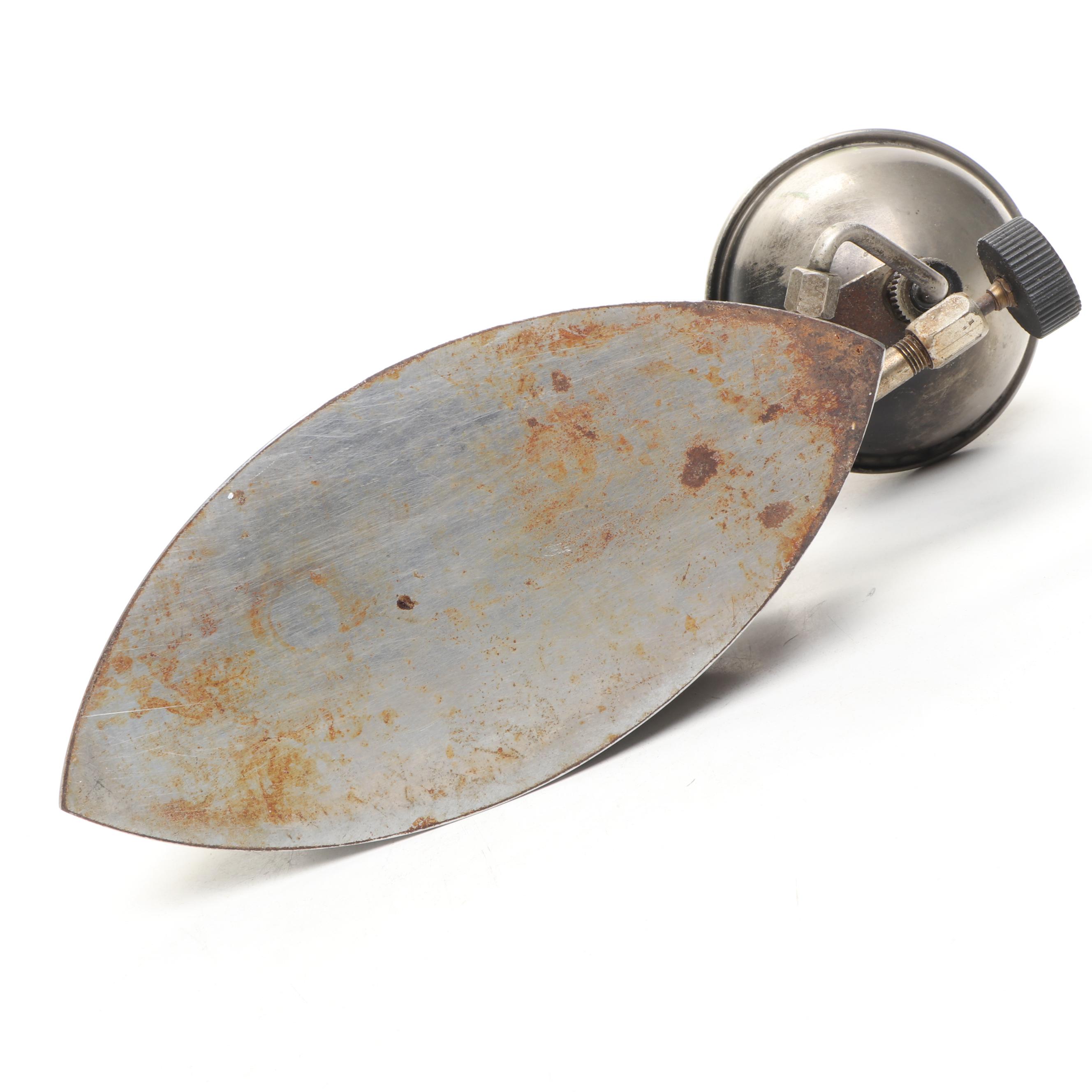 Colebrookdale Iron Co. with Akron Lamp & Mfg. Co. Sad Irons