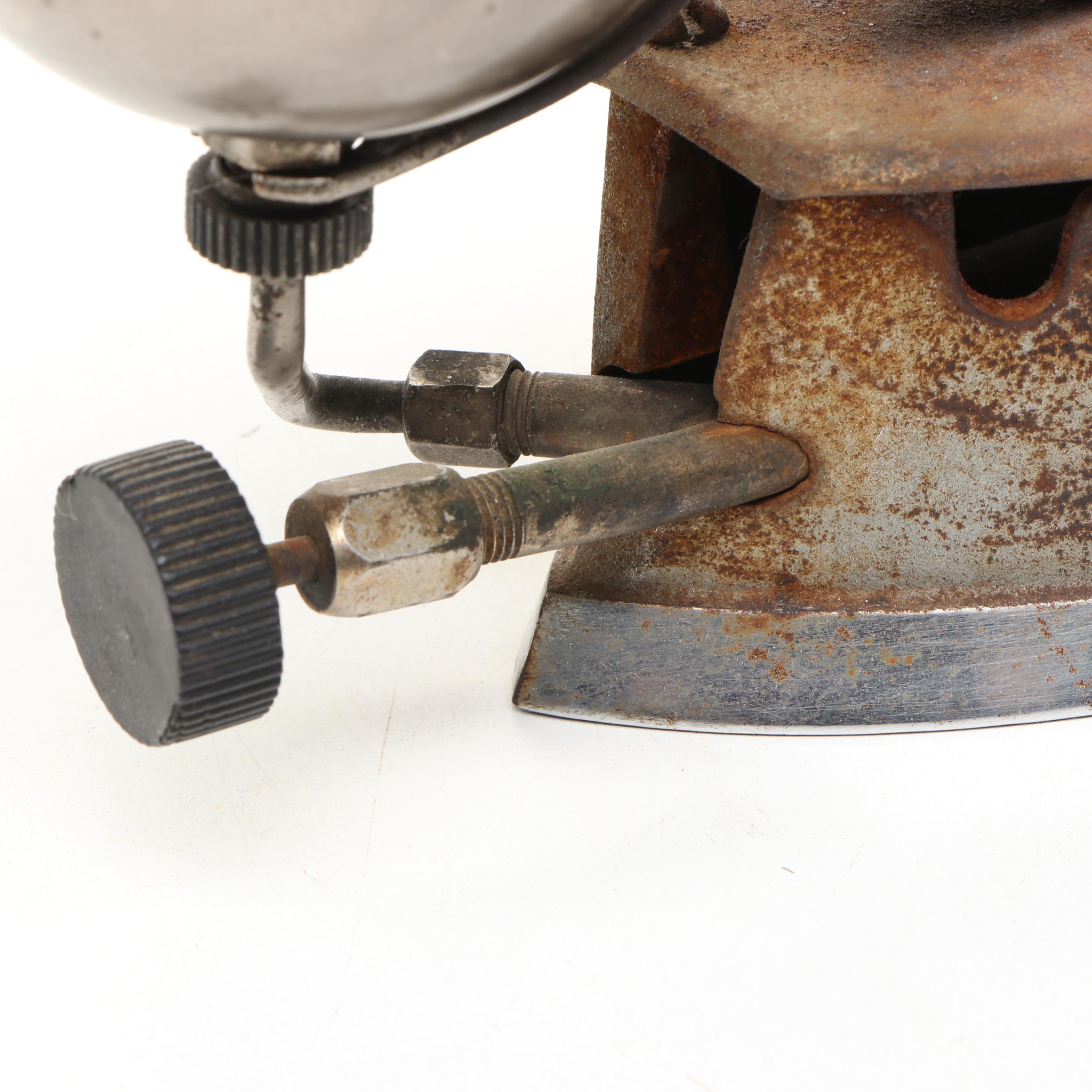 Colebrookdale Iron Co. with Akron Lamp & Mfg. Co. Sad Irons