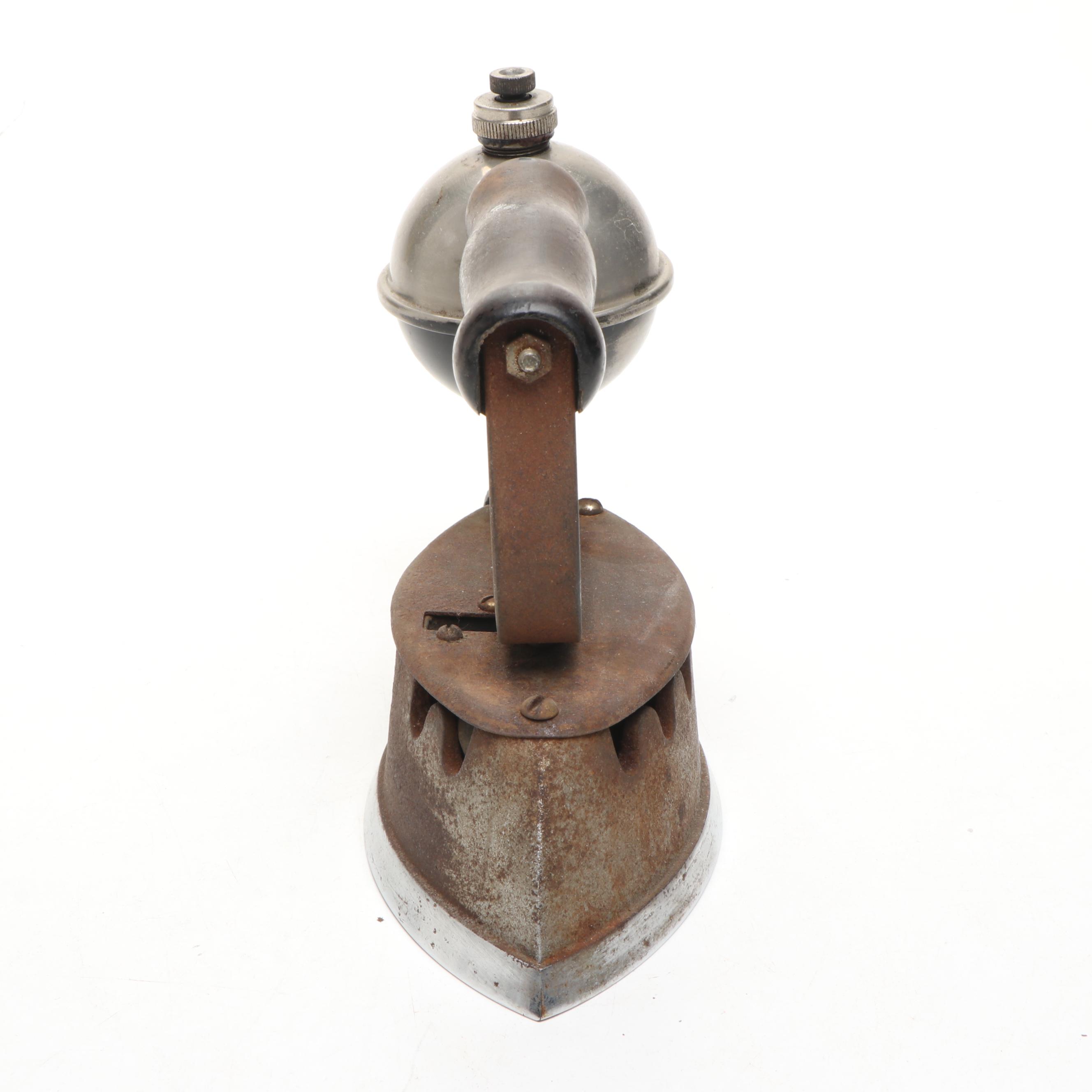 Colebrookdale Iron Co. with Akron Lamp & Mfg. Co. Sad Irons