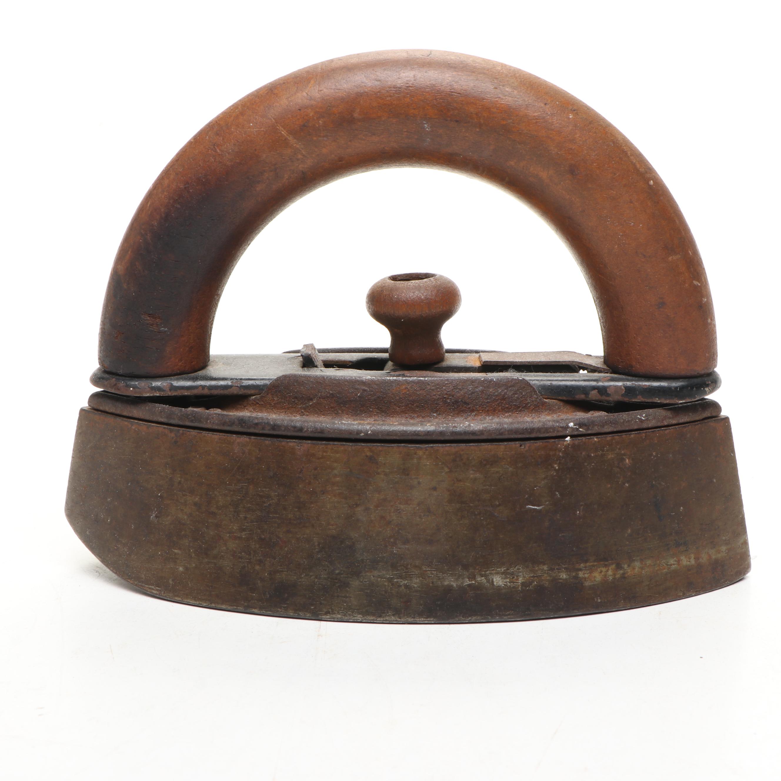 Colebrookdale Iron Co. with Akron Lamp & Mfg. Co. Sad Irons