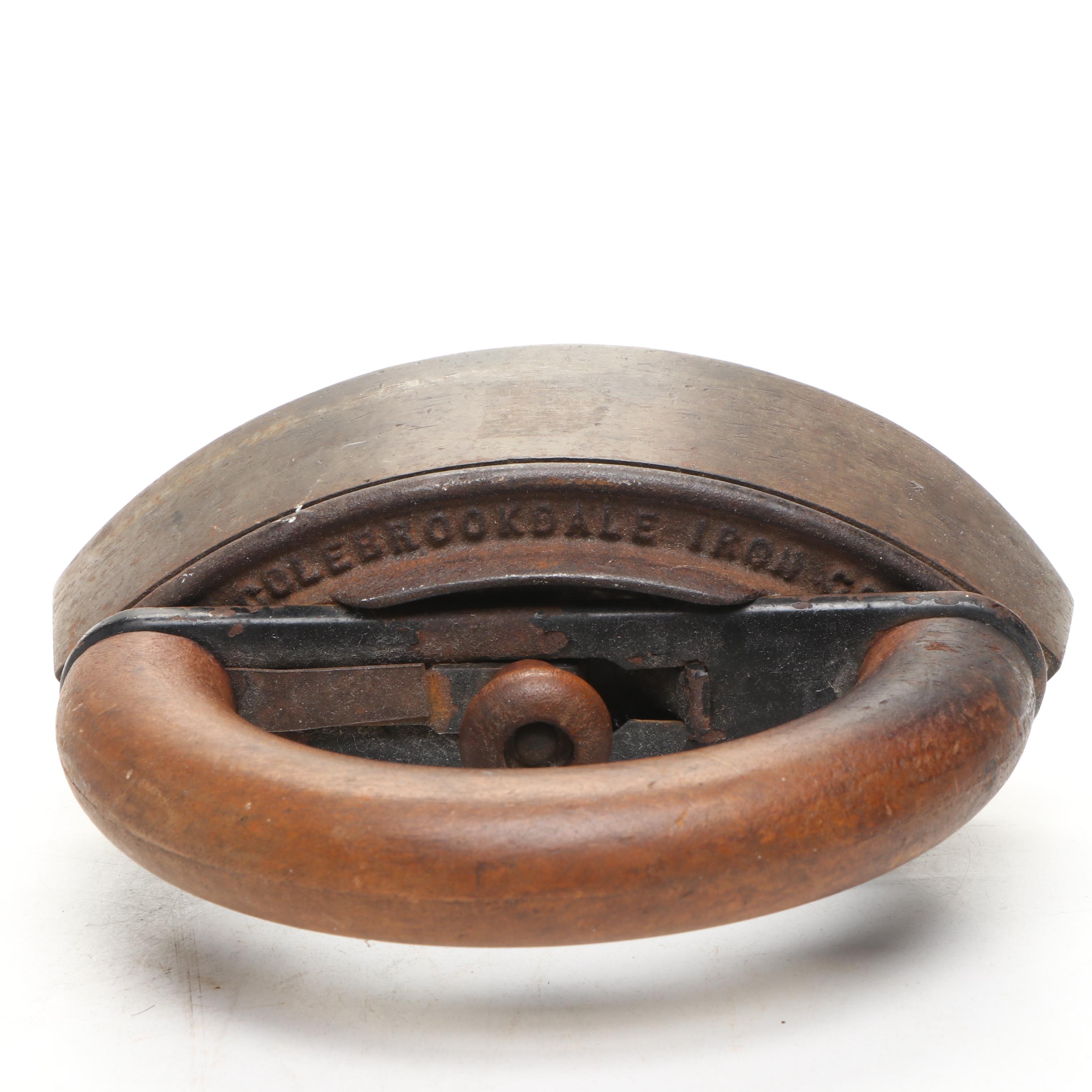 Colebrookdale Iron Co. with Akron Lamp & Mfg. Co. Sad Irons