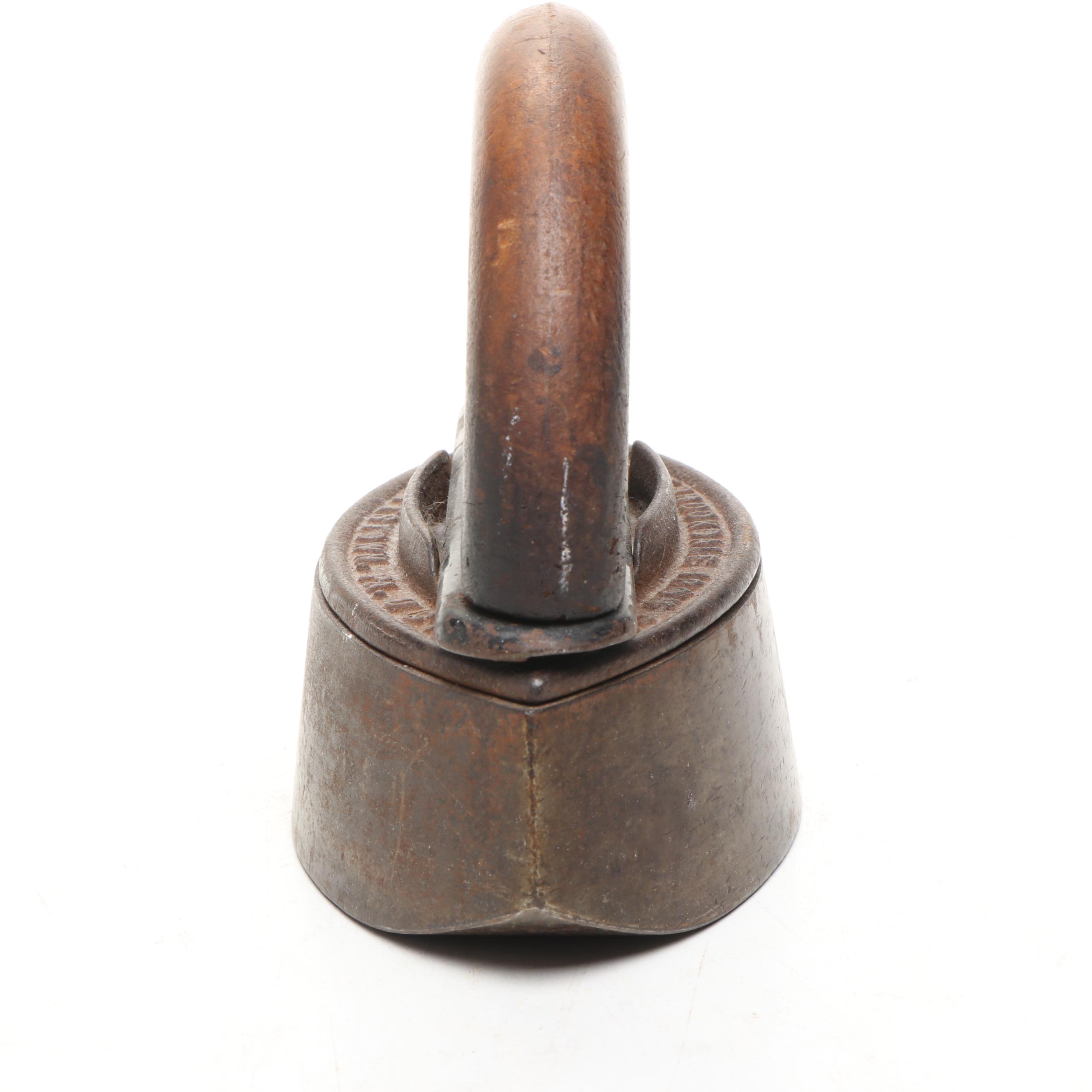 Colebrookdale Iron Co. with Akron Lamp & Mfg. Co. Sad Irons