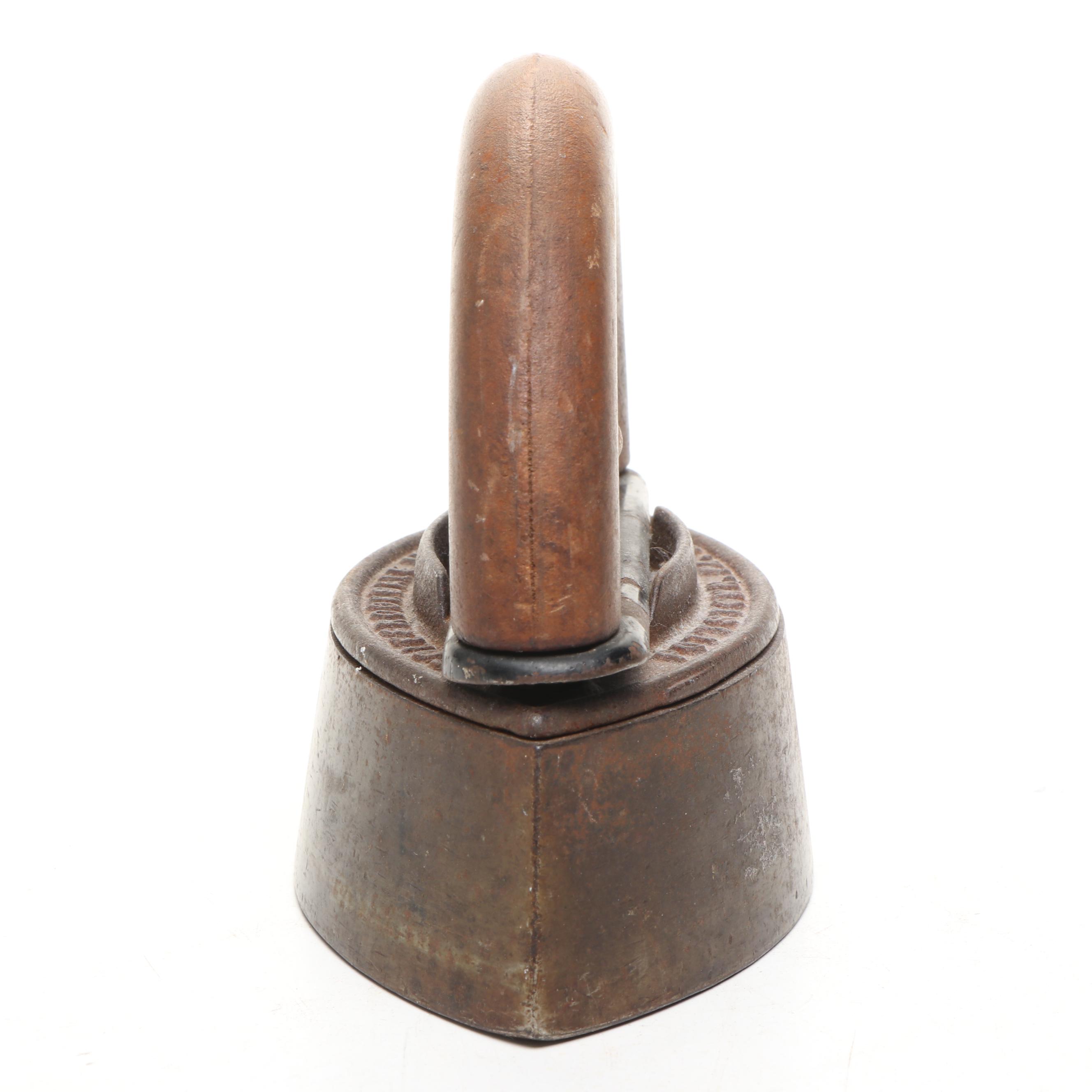 Colebrookdale Iron Co. with Akron Lamp & Mfg. Co. Sad Irons