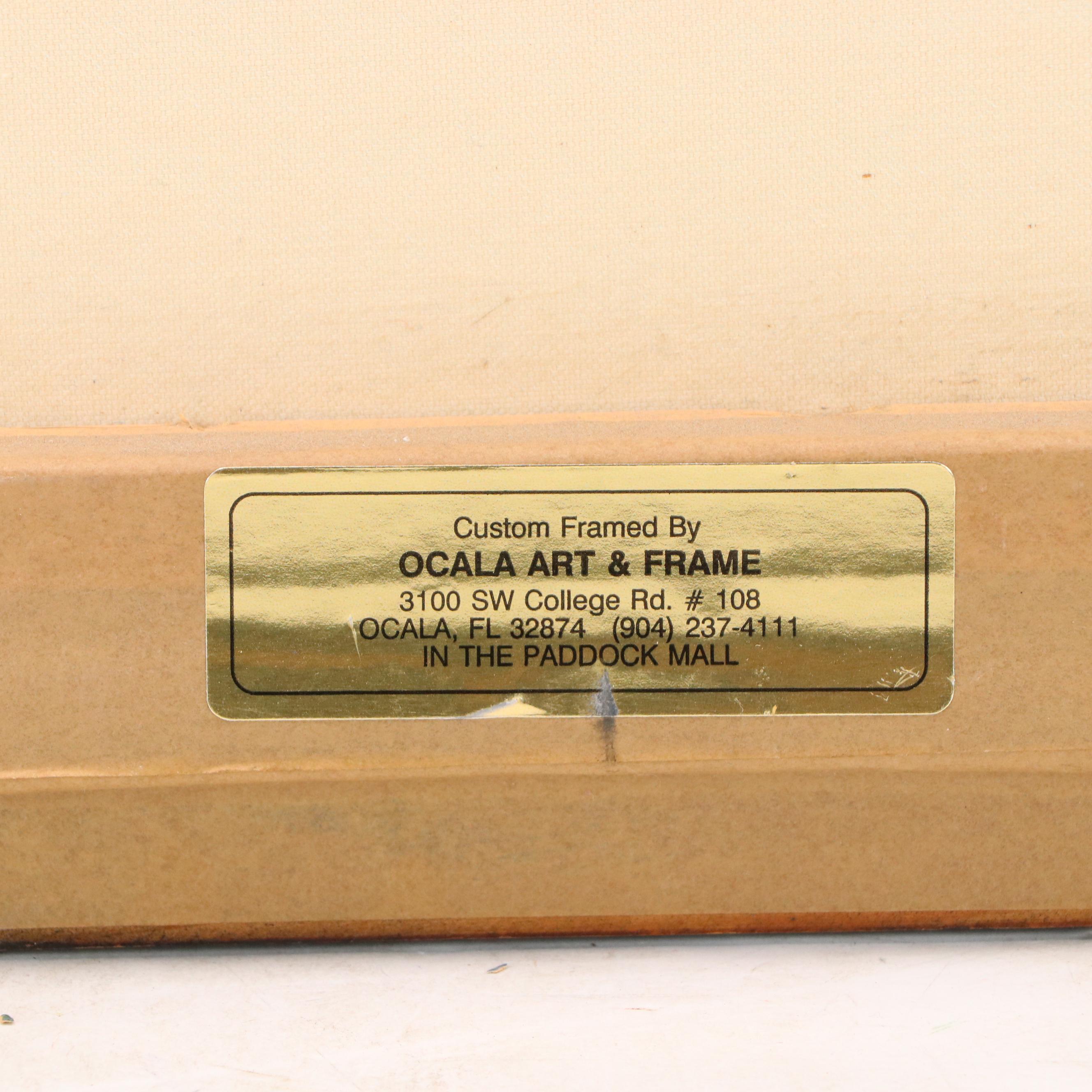 Gibbs Southwest Acrylic Painting with Ancestor Figures