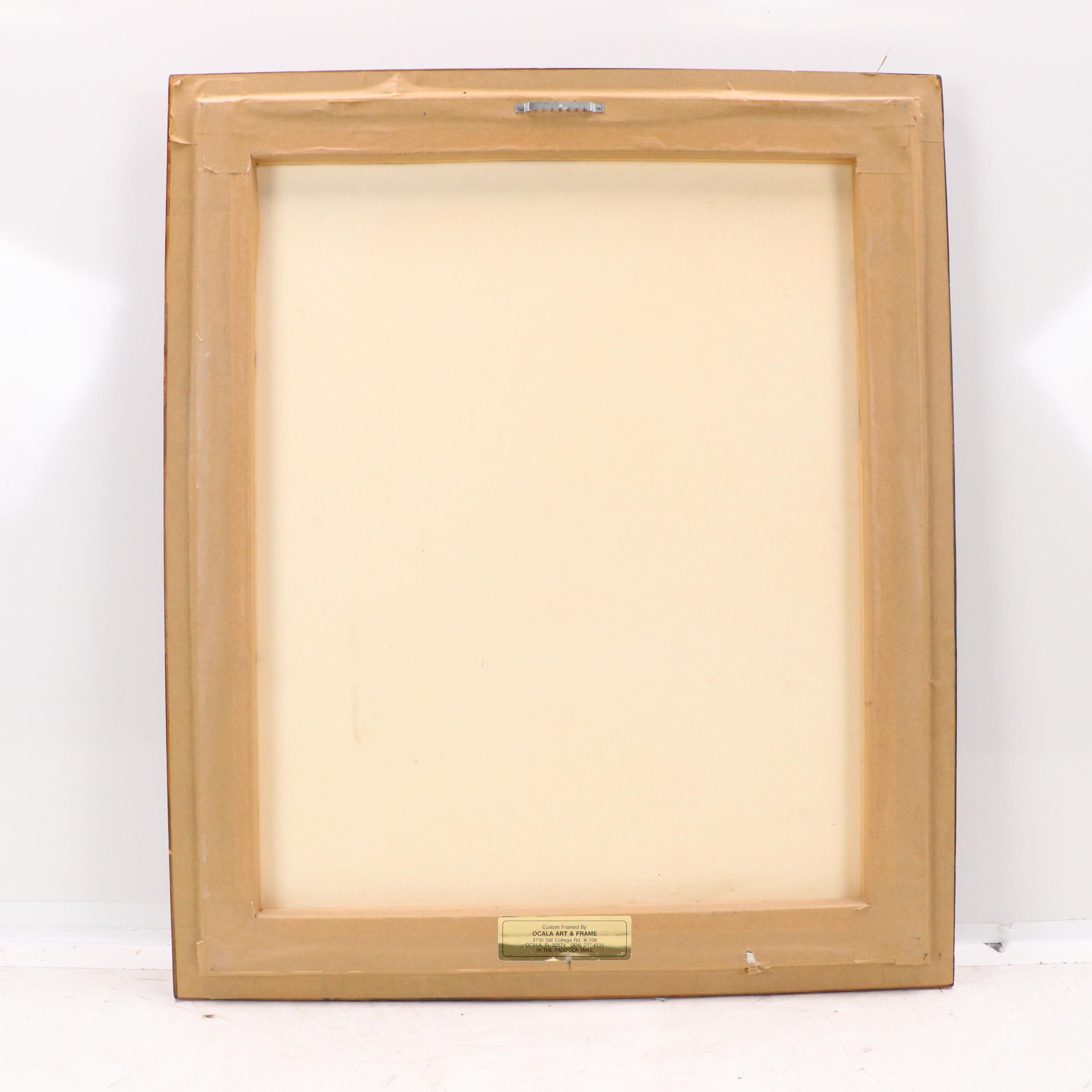 Gibbs Southwest Acrylic Painting with Ancestor Figures