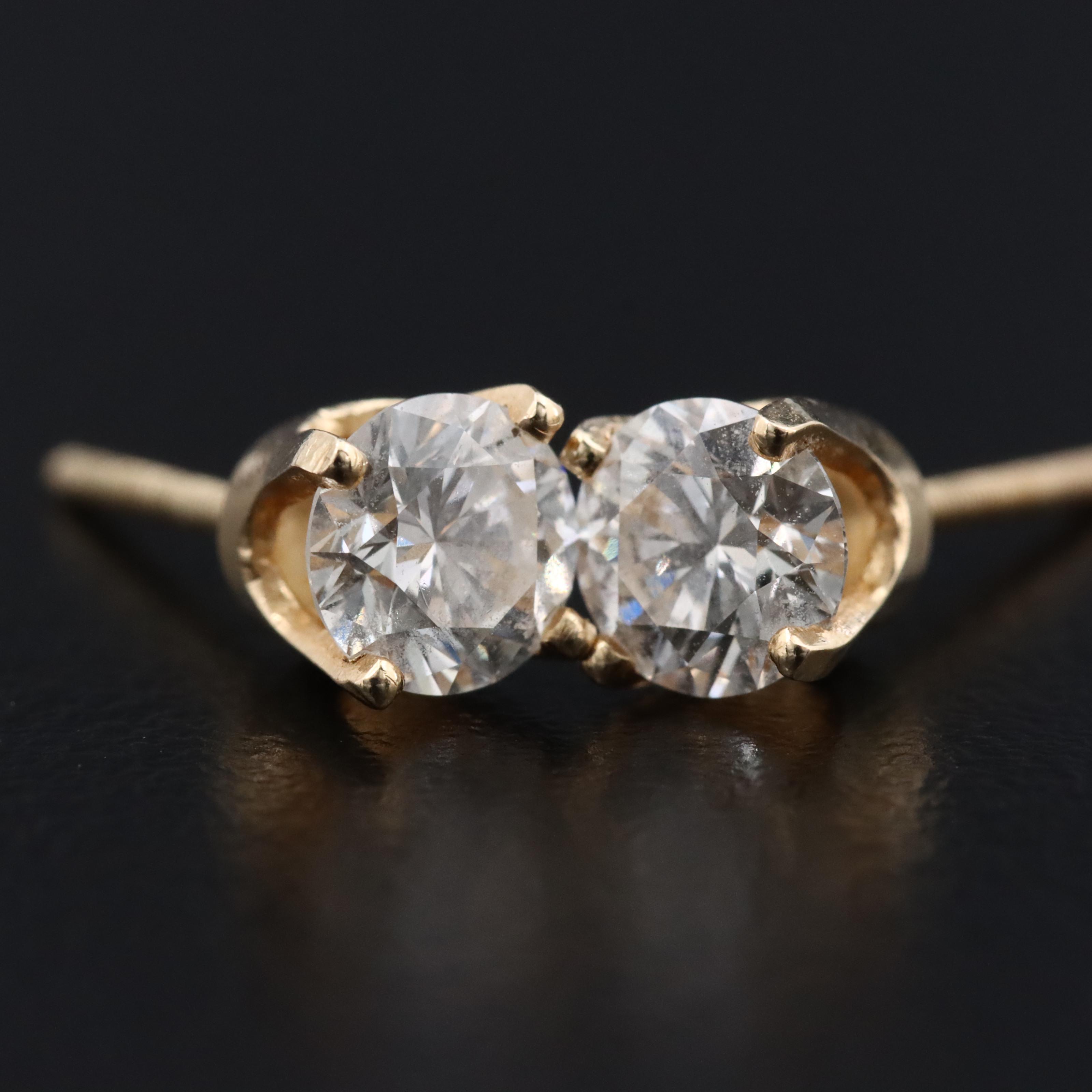 10K 0.97 CTW Diamond Earrings