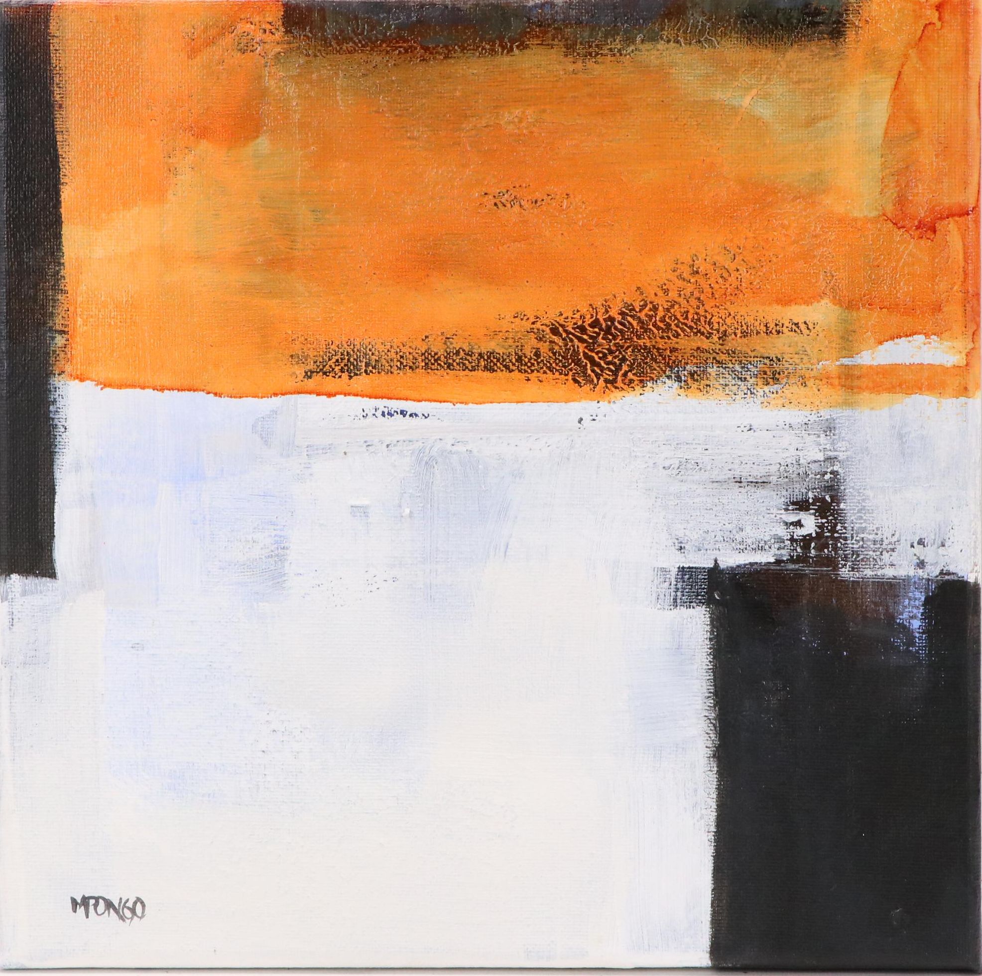 Milagros Pongo Abstract Mixed Media Painting, 21st Century