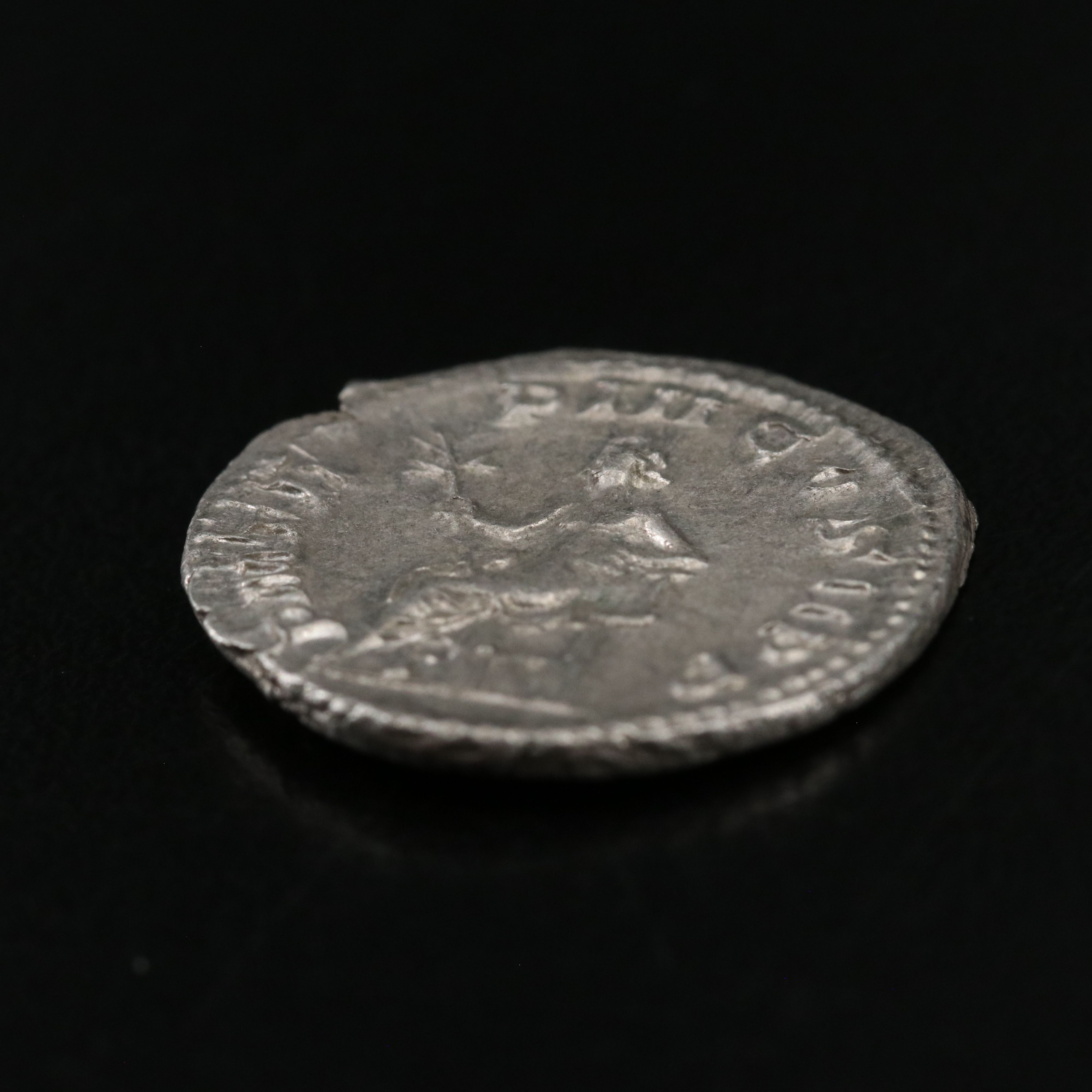 Ancient Roman Imperial AR Denarius Coin of Gordian III, ca. 241 A.D.