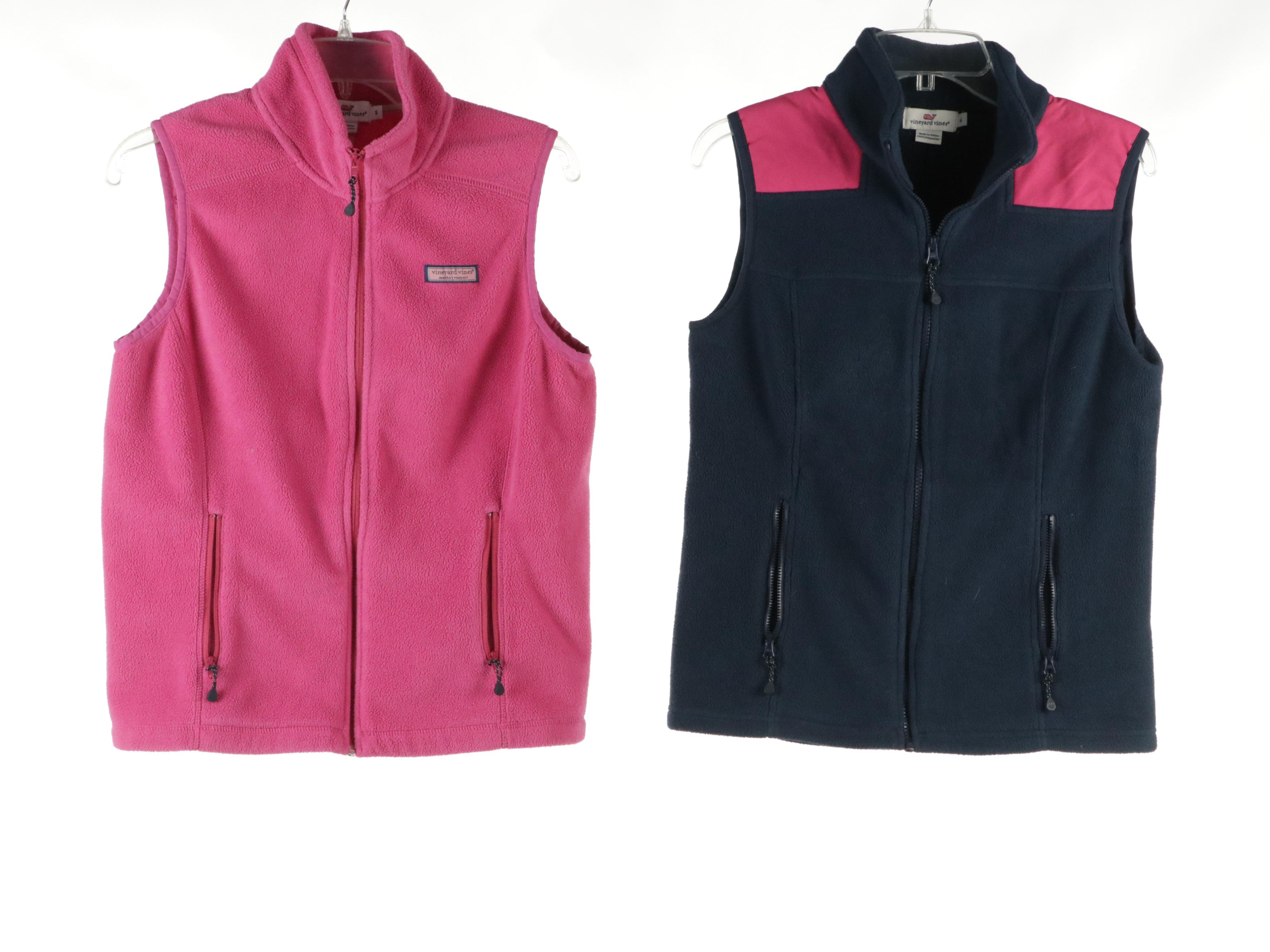 J.Crew All-Over Fair Isle Cotton Sweater, Vineyard Vines Fleece Vests & 3/4 Zip