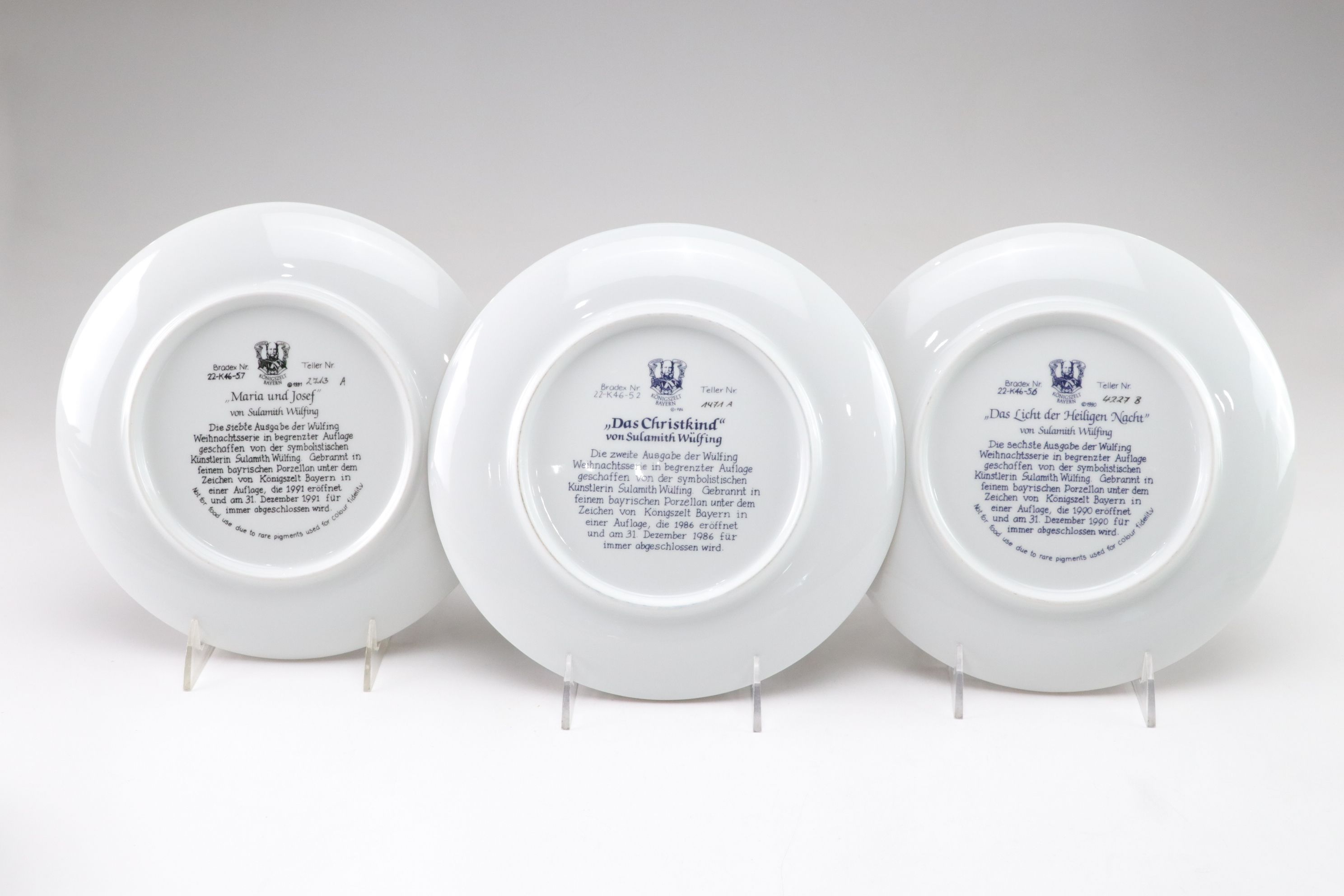Königszelt Bayern "Das Christkind" and More Collector Plates, 1980s