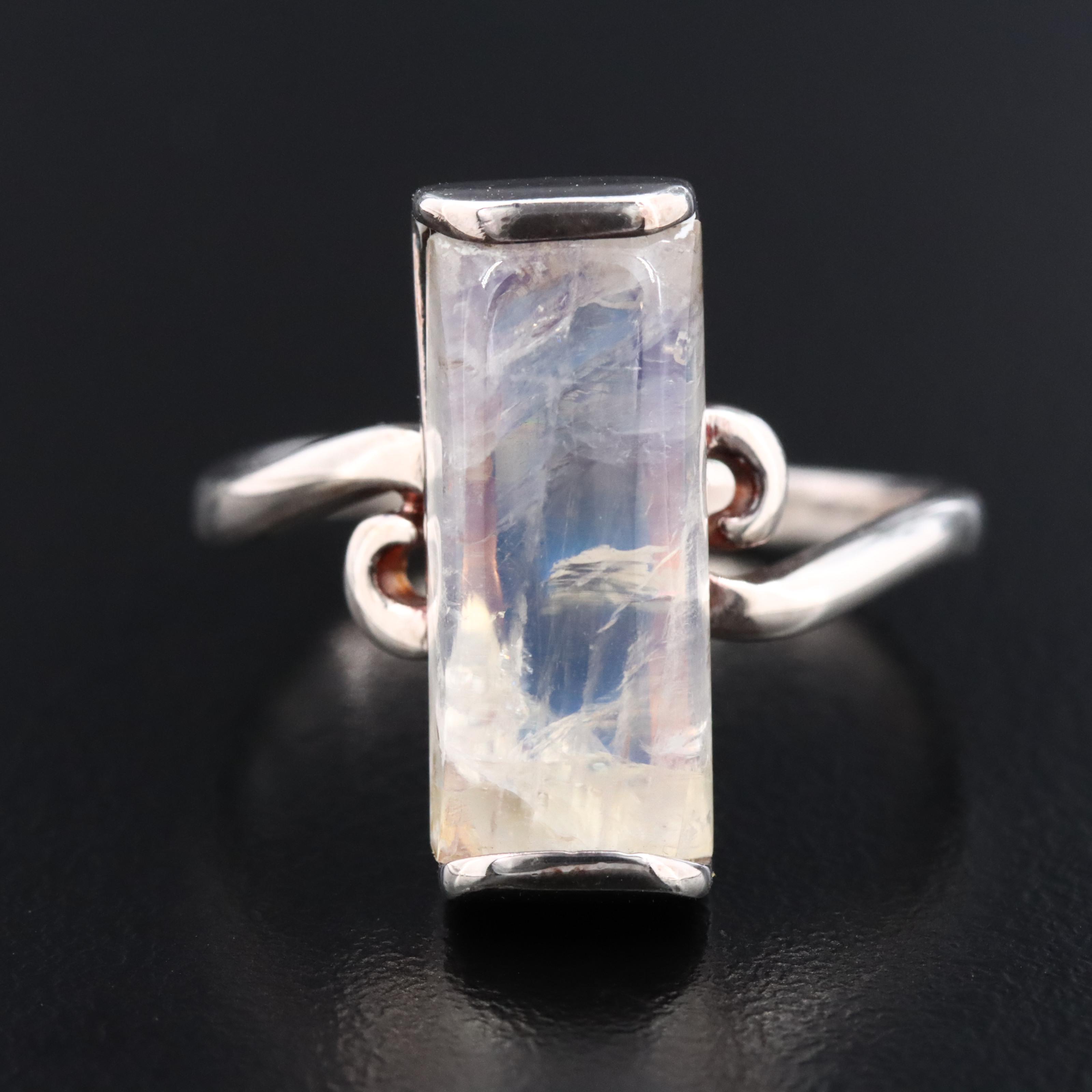Sterling Moonstone Ring