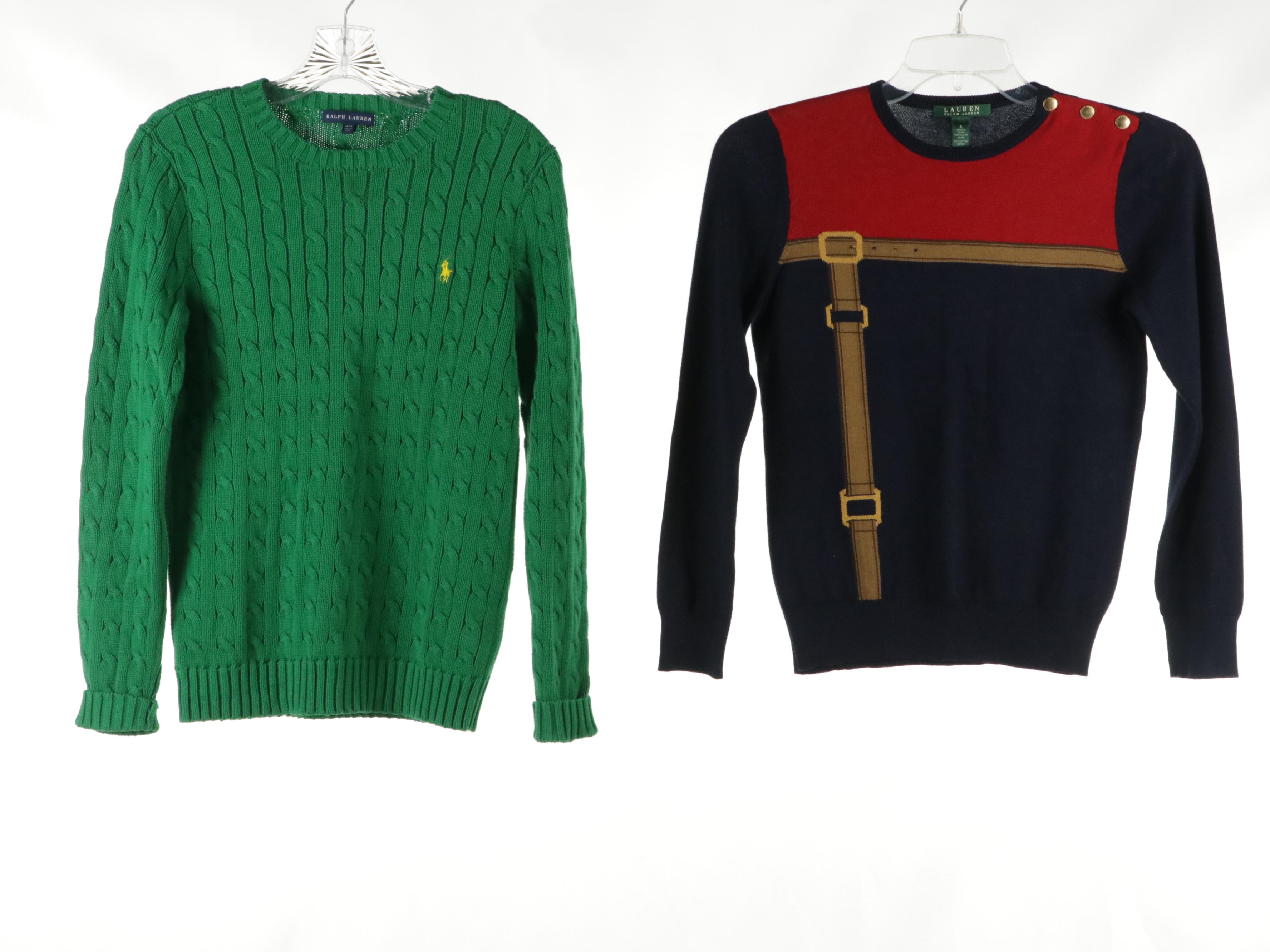Ralph Lauren, Wonder and Old Navy Cotton Knit Sweaters