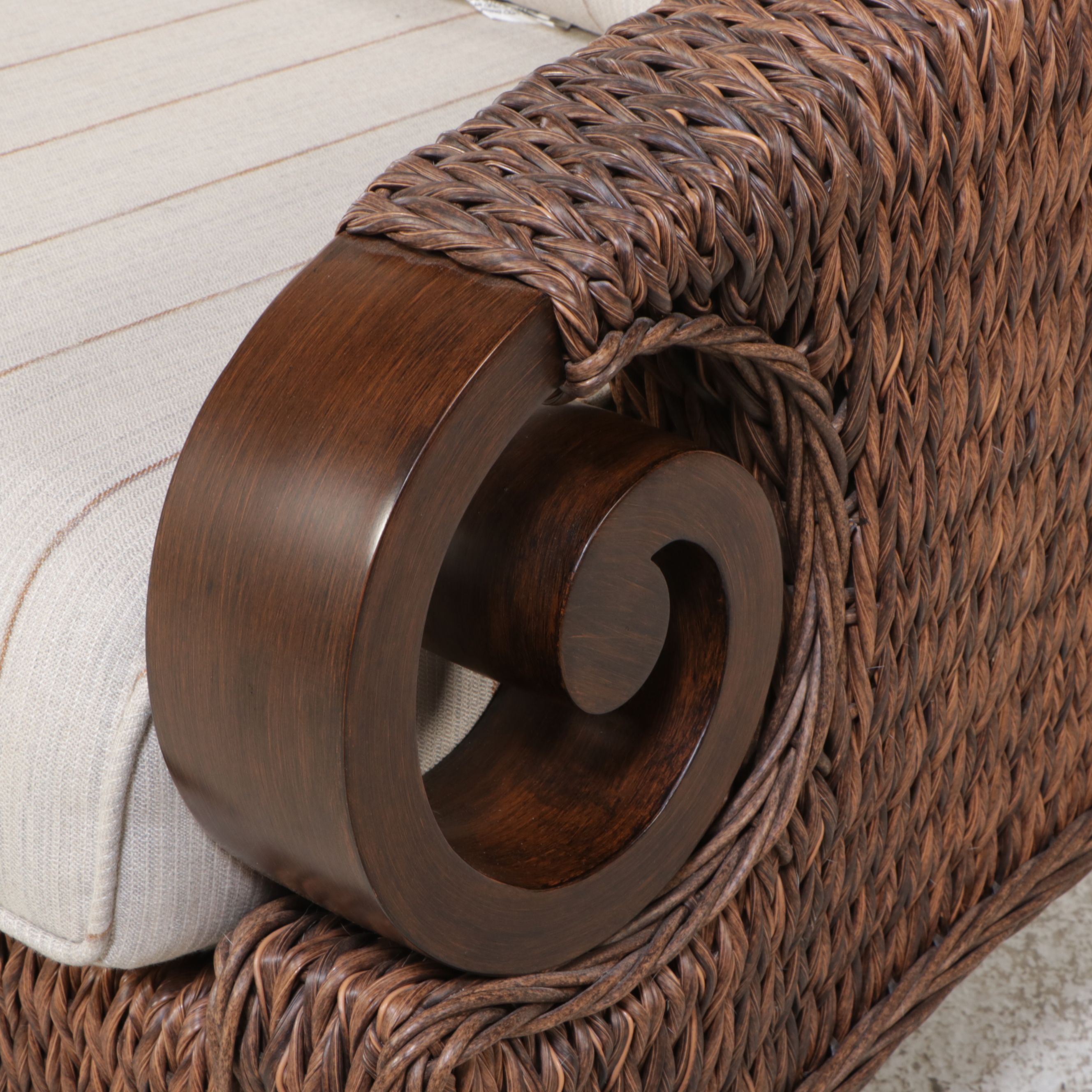 Patio Renaissance Resin Wicker Sofa