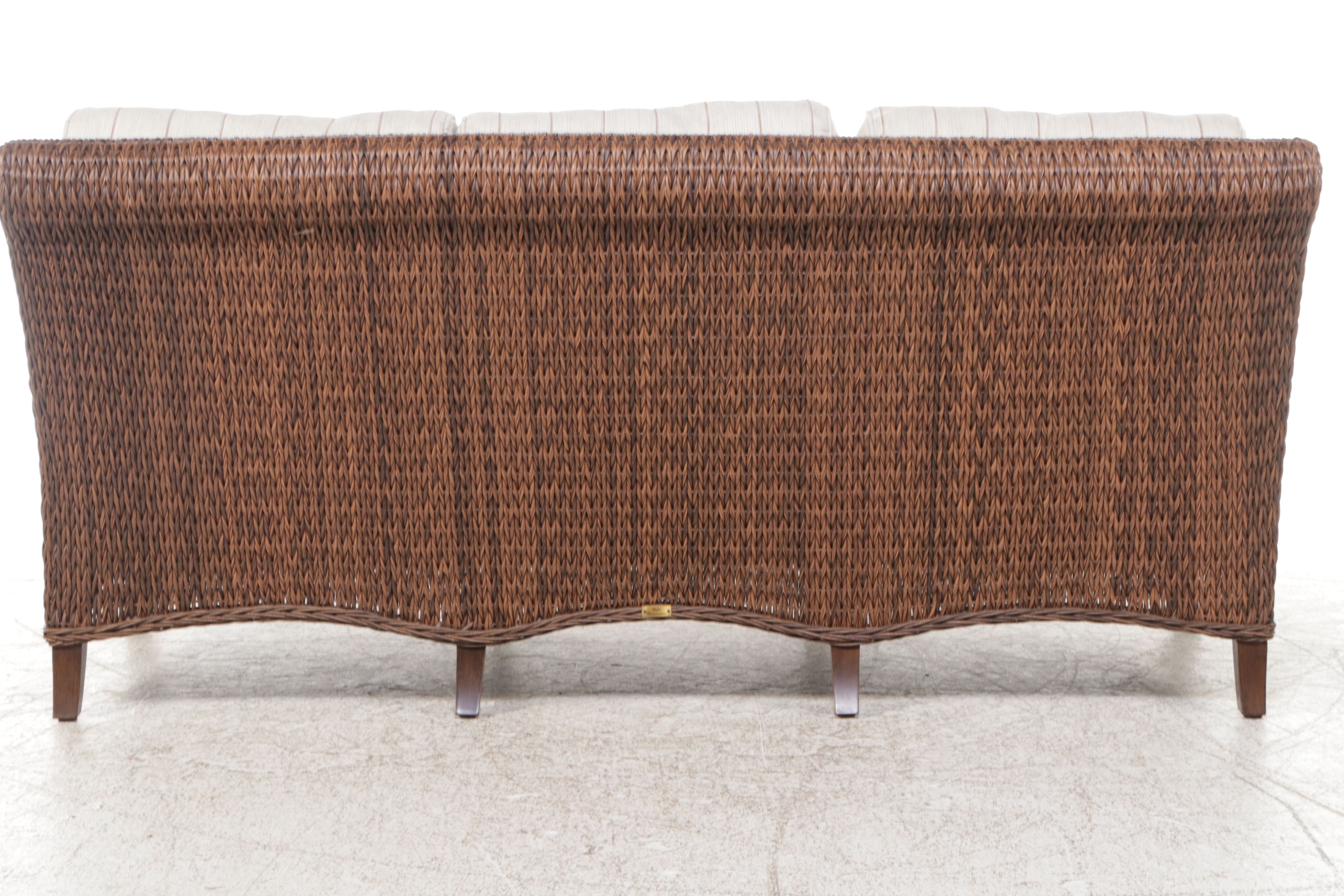 Patio Renaissance Resin Wicker Sofa