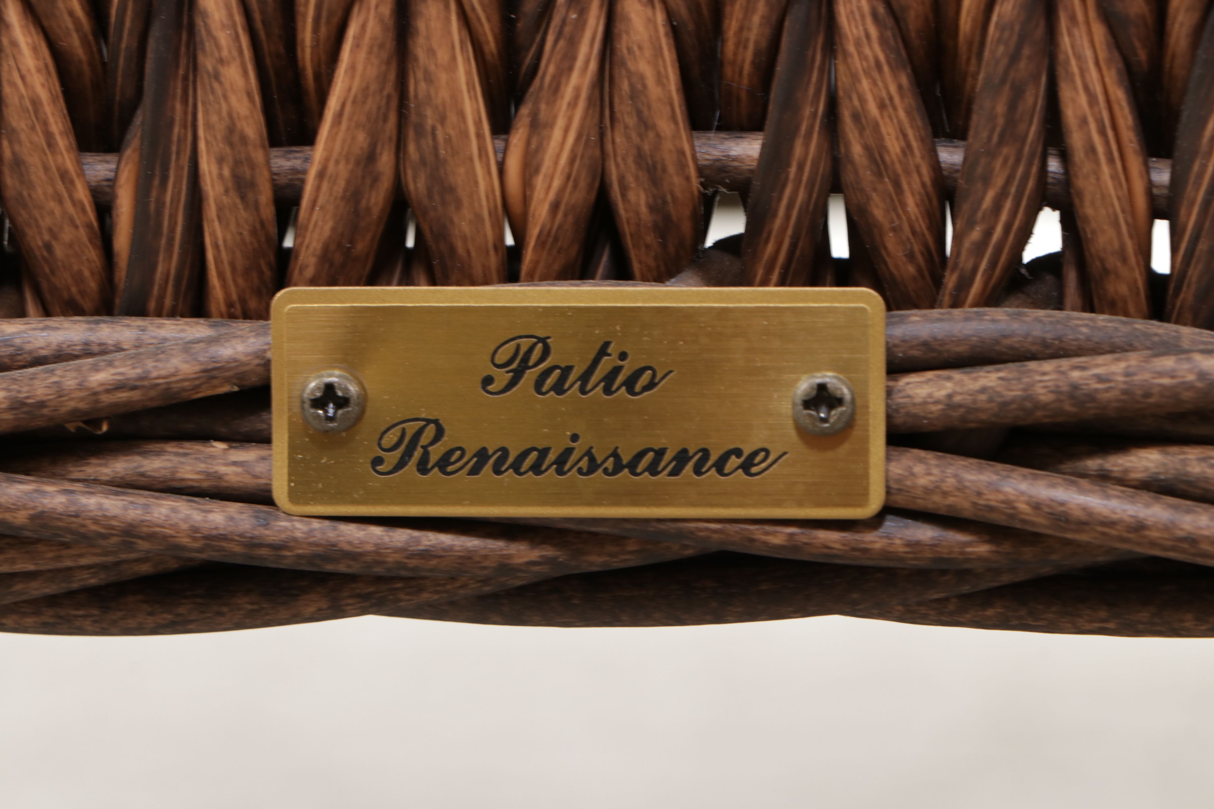 Patio Renaissance Resin Wicker Sofa