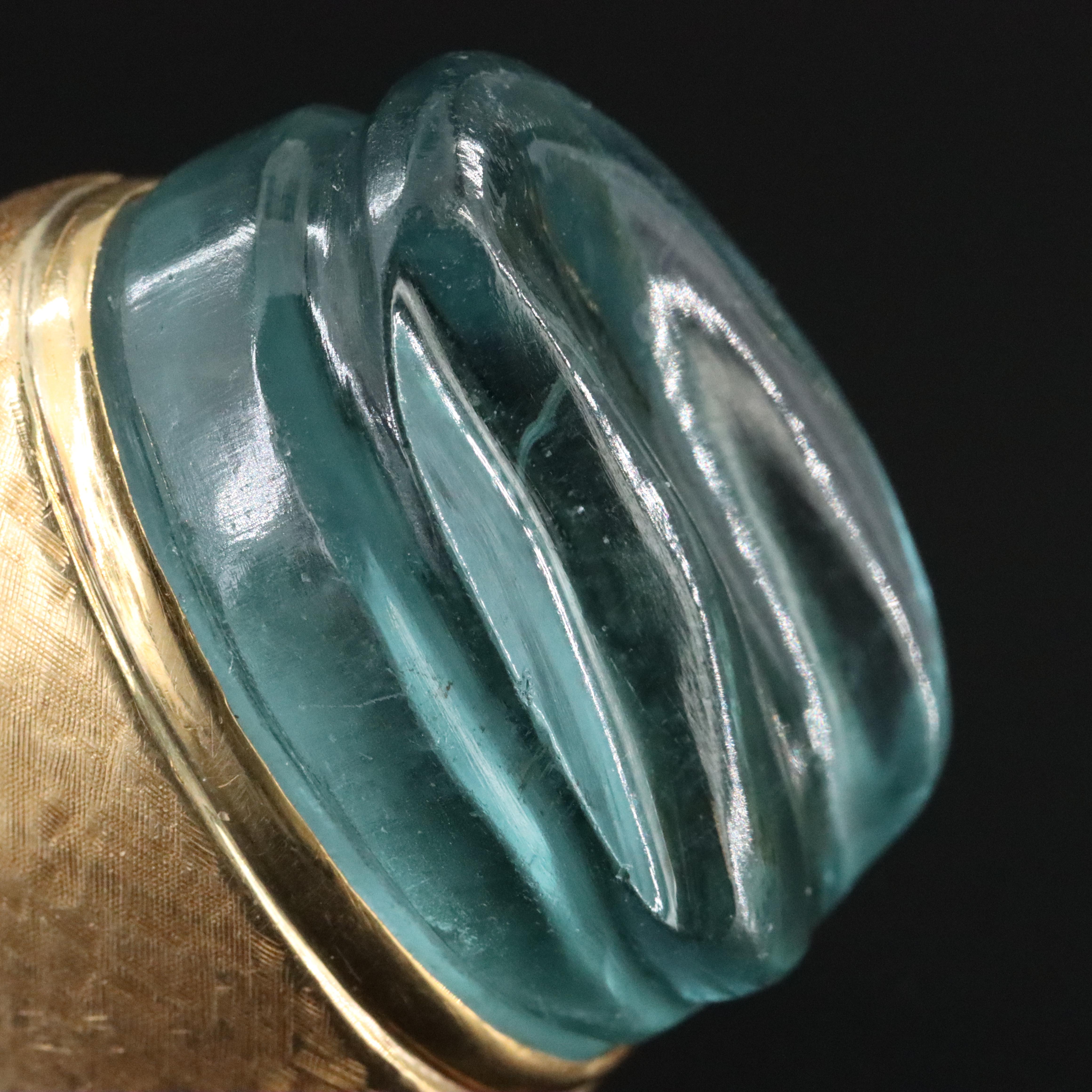 Heraldo Burle Marx Forme Livre 18K Aquamarine Ring