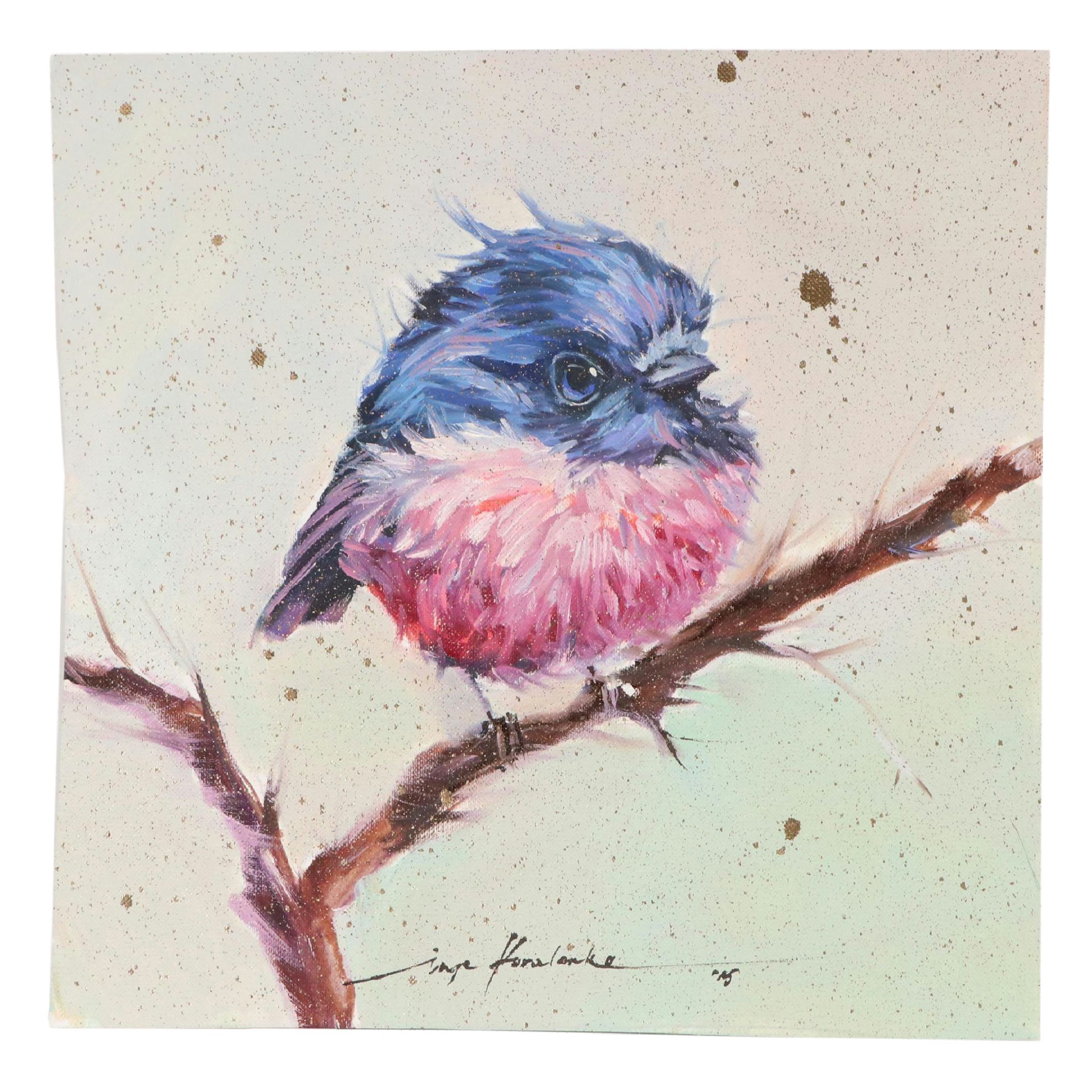 Inga Kovalenko Oil Painting of Bird, 2025