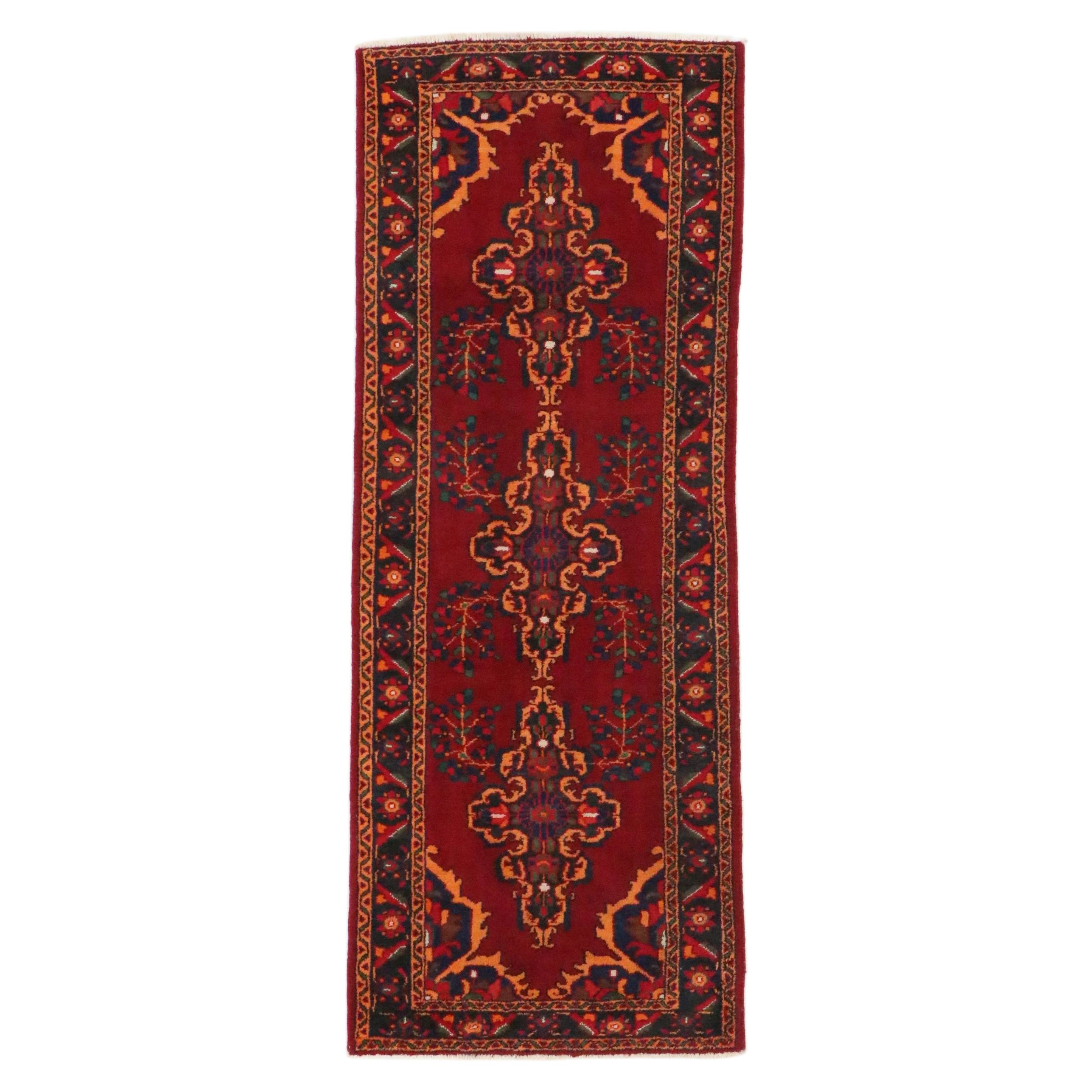 3'11 x 10'2 Hand-Knotted Persian Mehriban Long Rug