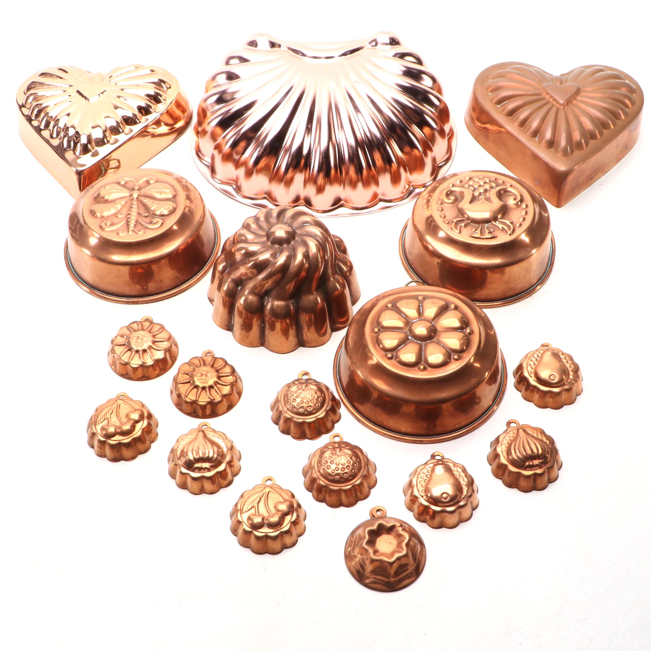Copper Plate and Metal Cake Molds