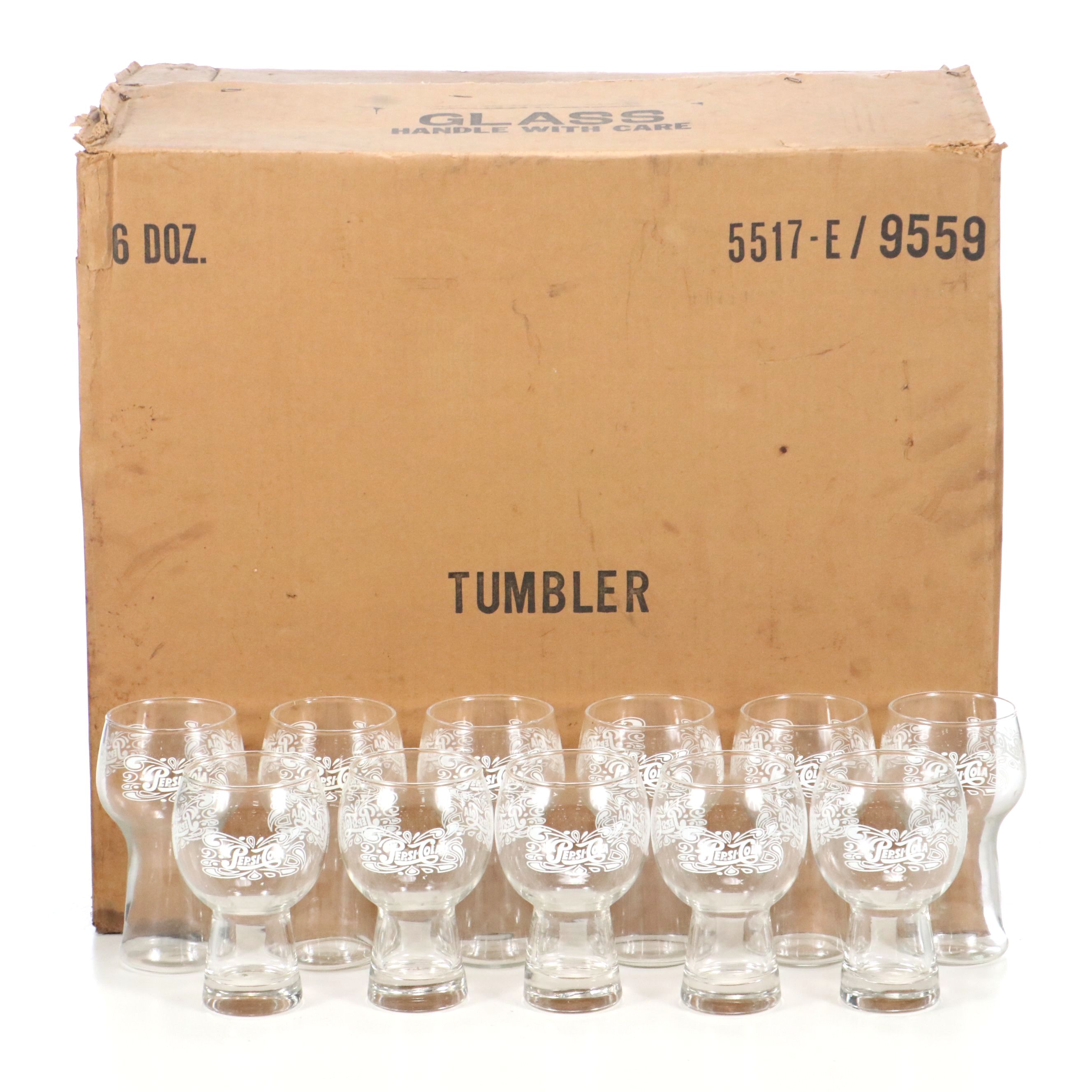 Indiana Glass Pepsi-Cola Tumblers