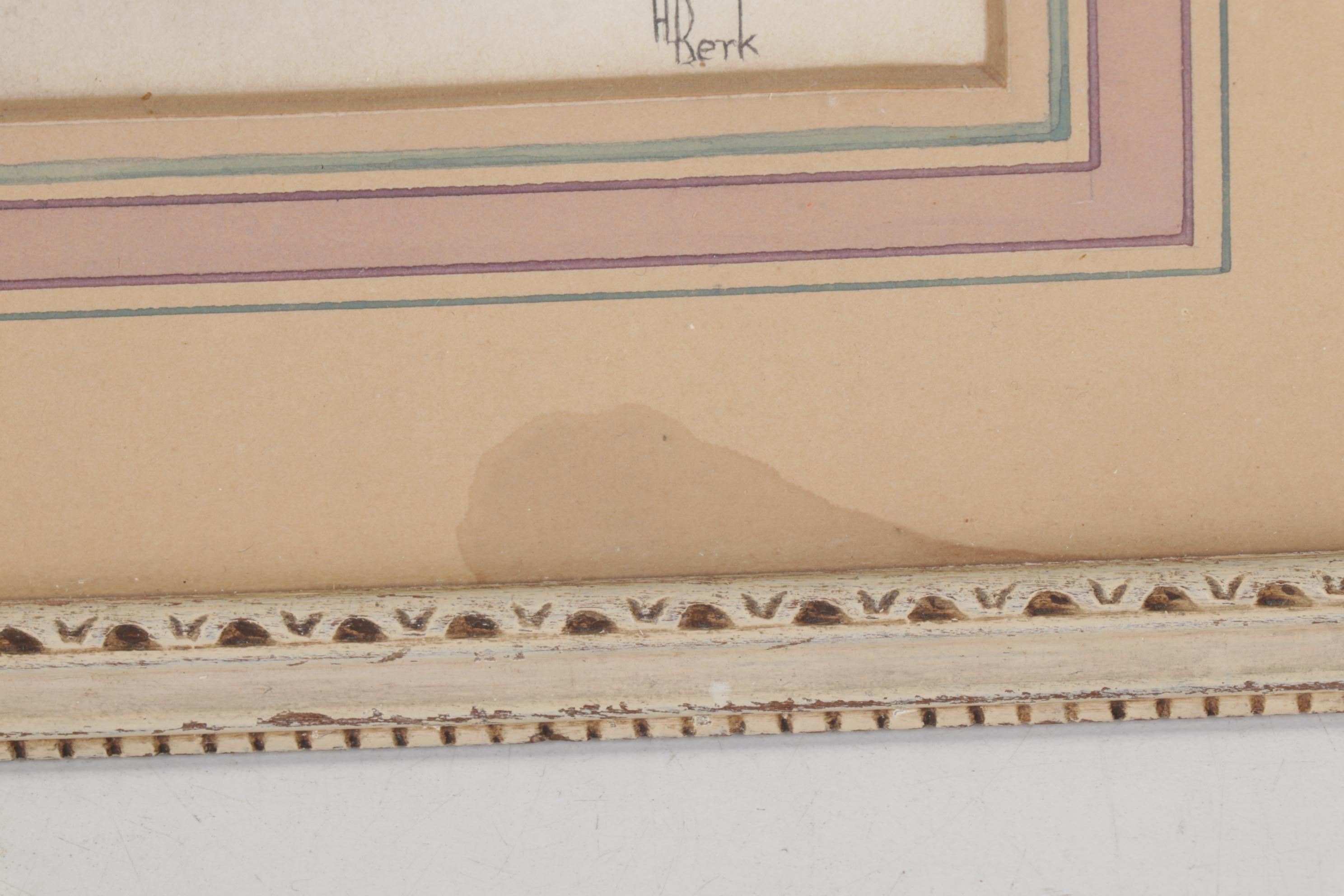 Pair of Framed Floral Watercolors, Mid-20th Century