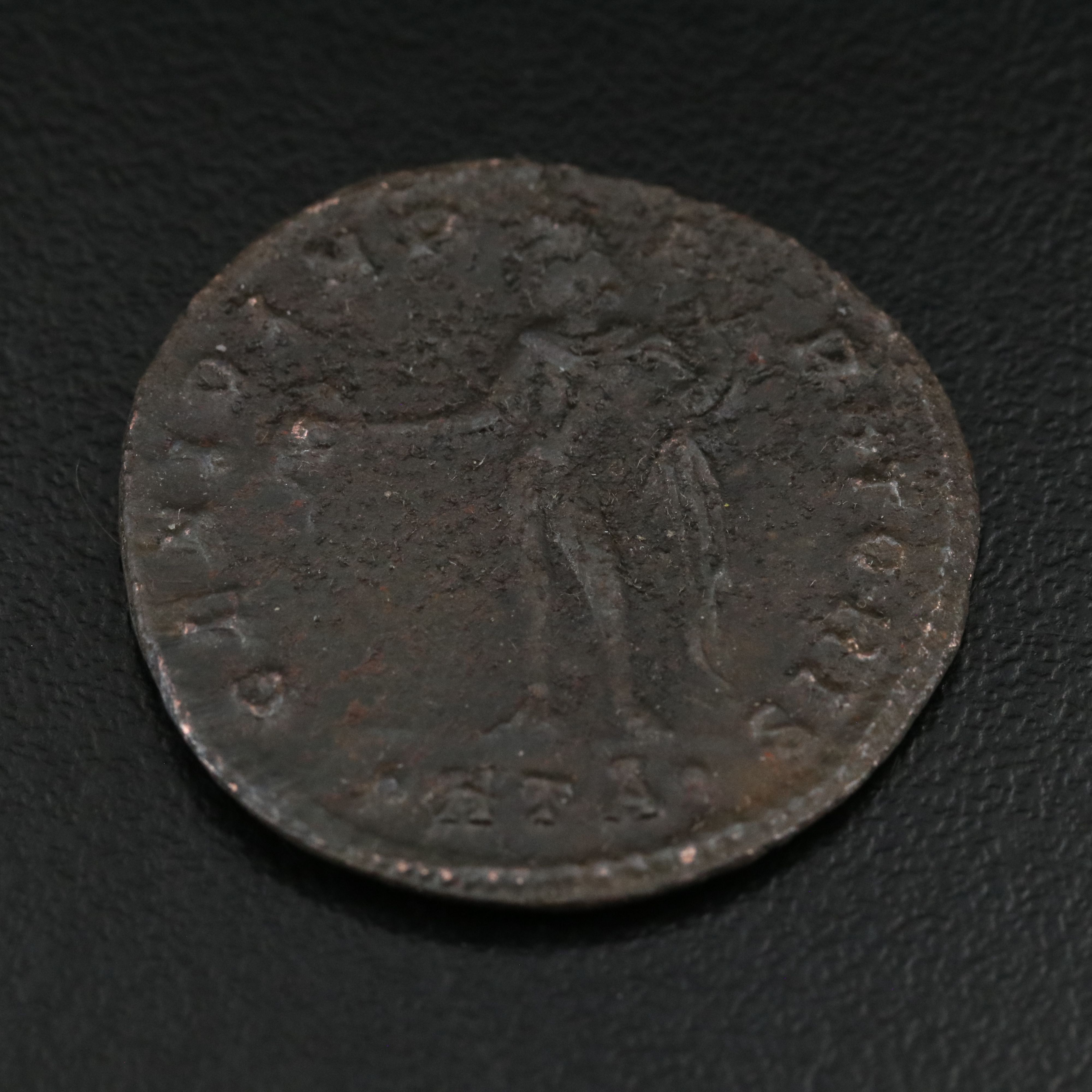 Ancient Roman Imperial Æ Follis Coin of Maximinus II, ca. 313 A.D.