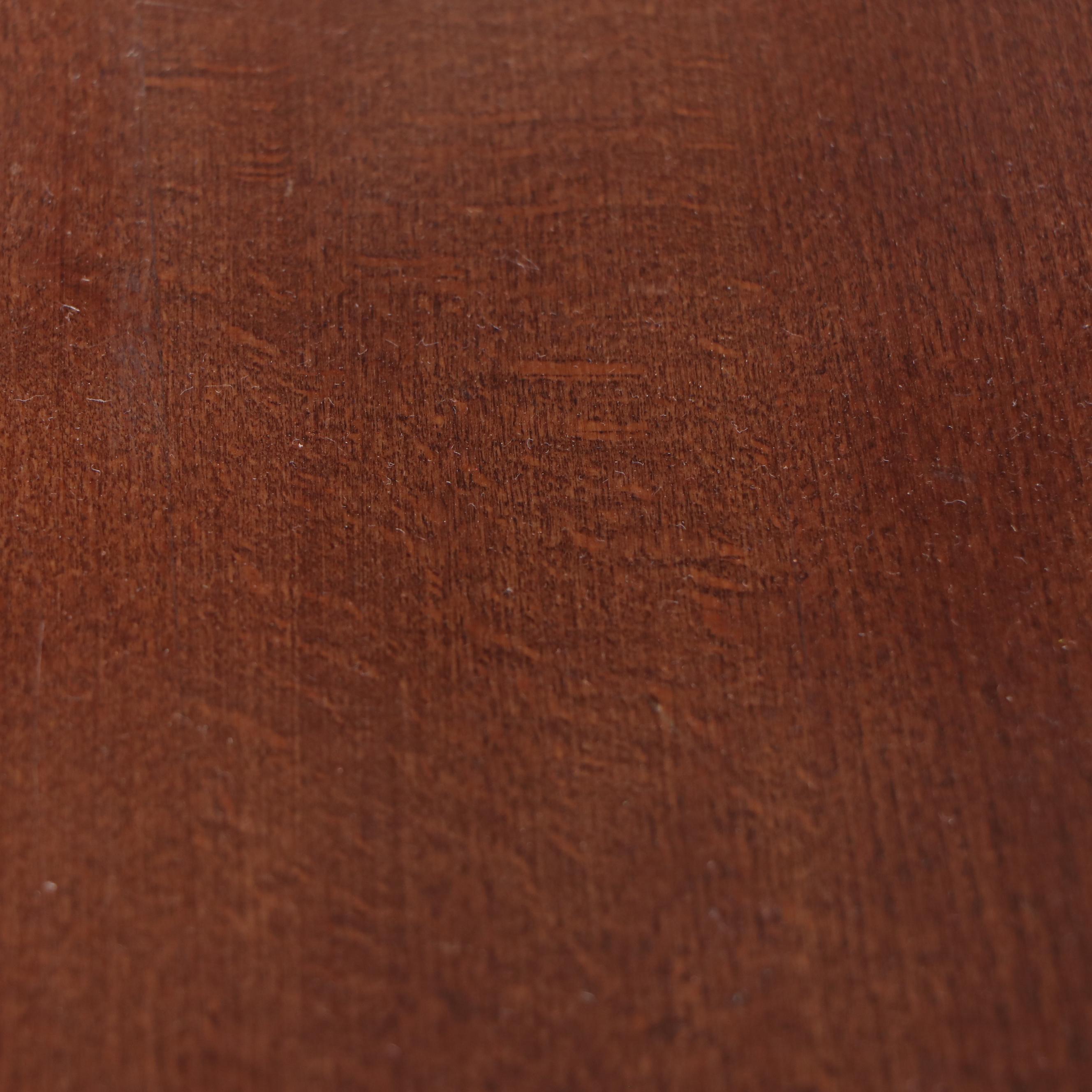 Set of Five Oak Slat-Back Barstools