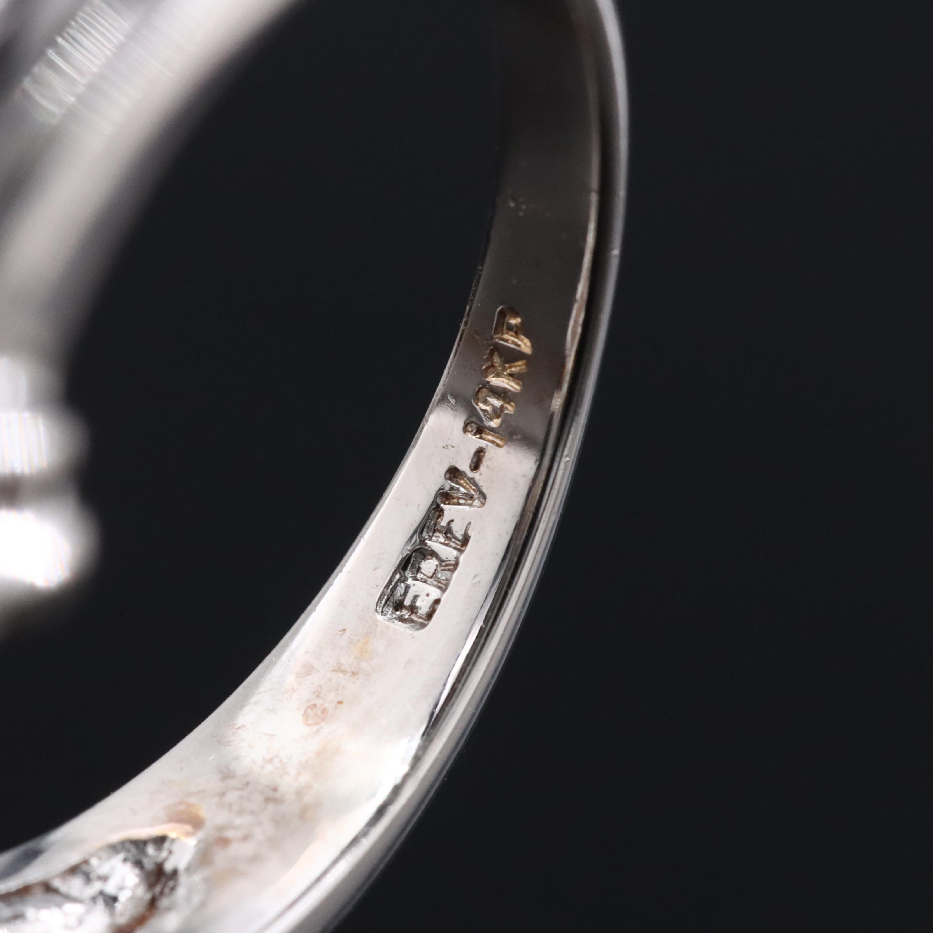 14K 2.60 CT Sapphire and Diamond Ring with GIA Report