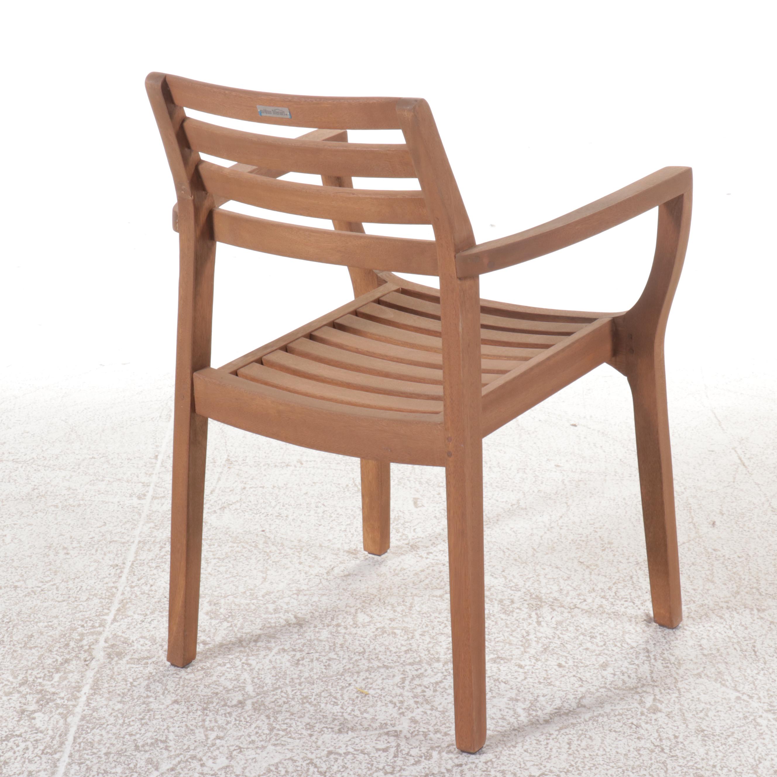 Outdoor Interiors Teak Garden Armchair