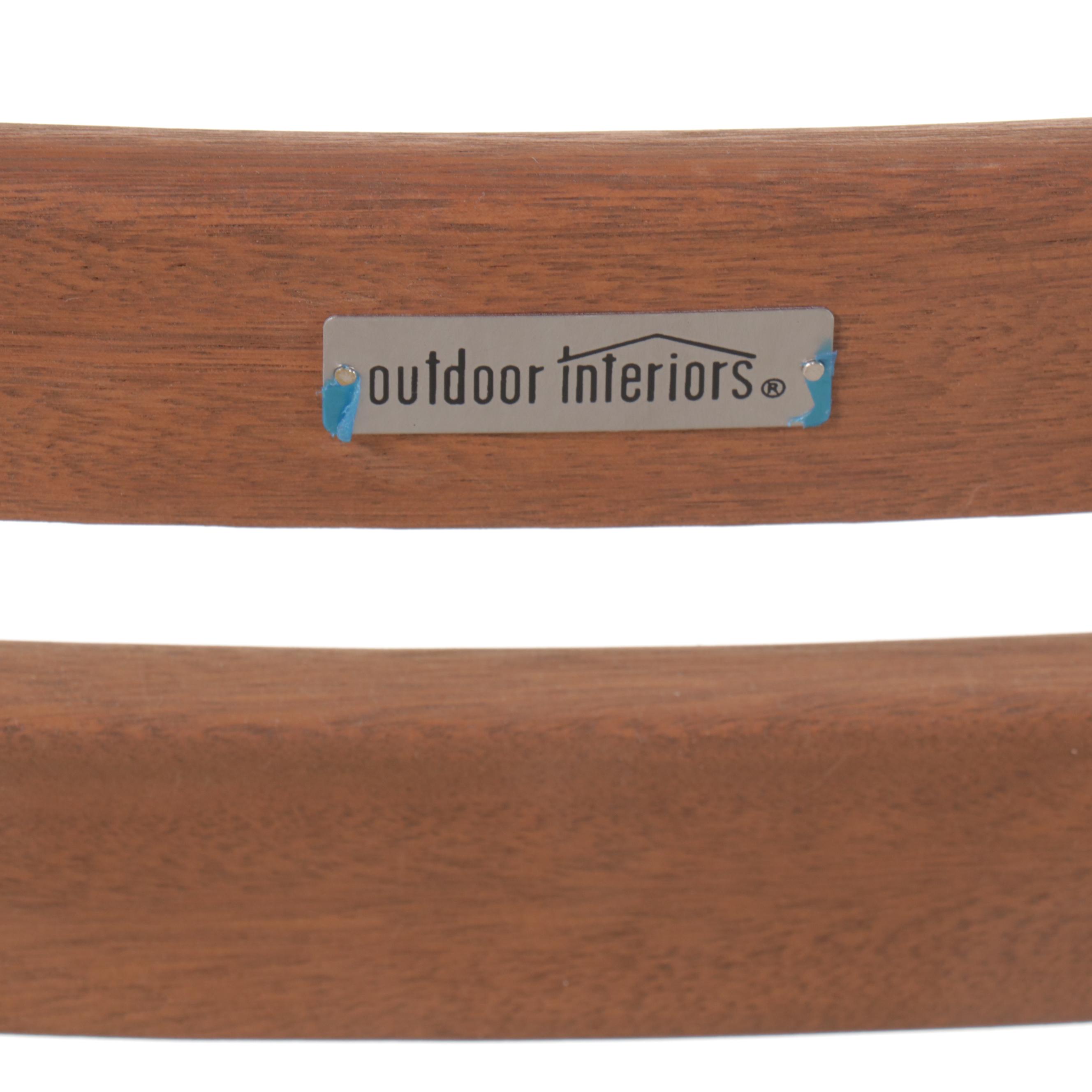 Outdoor Interiors Teak Garden Armchair