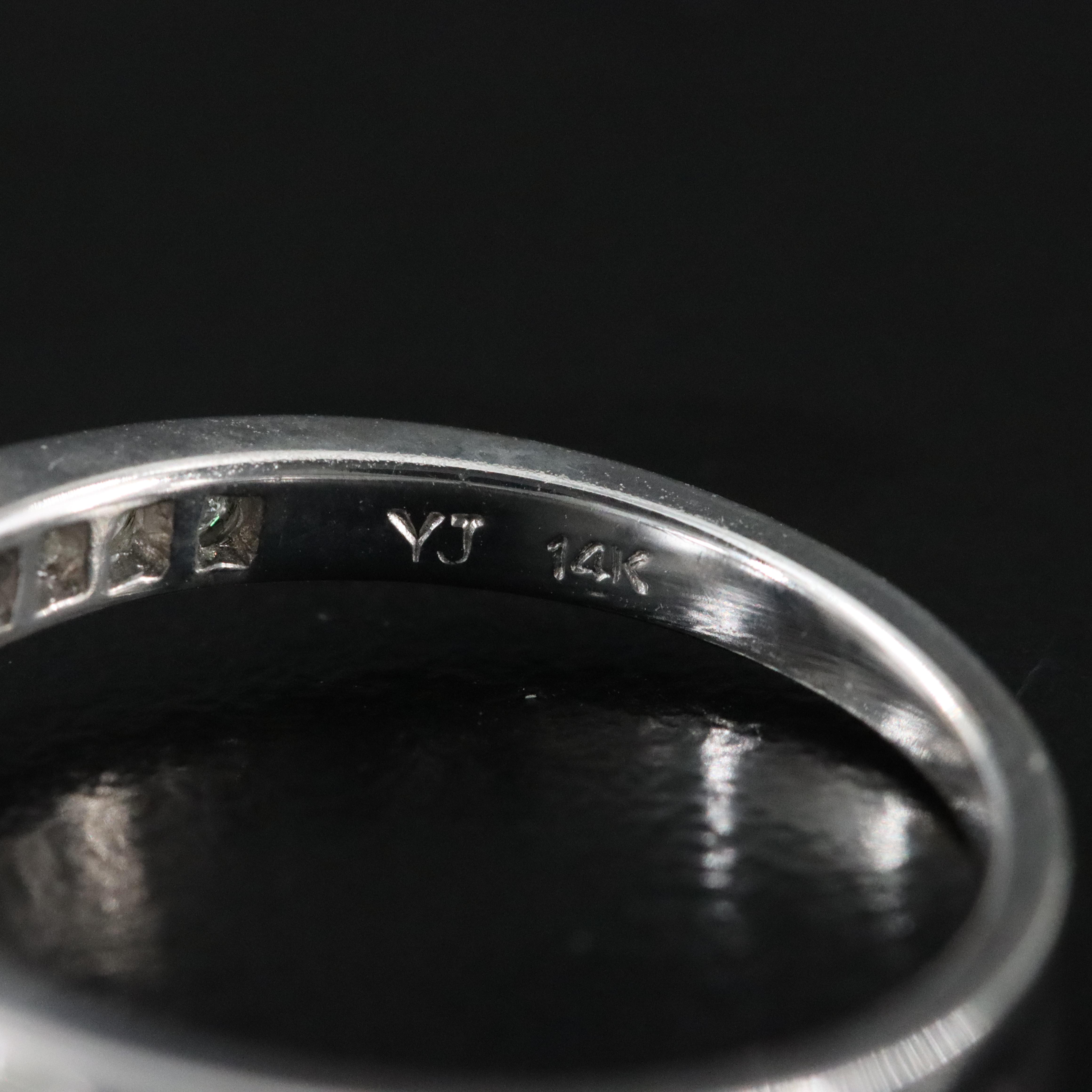 14K Unheated Spinel and Diamond Ring with GIA Report