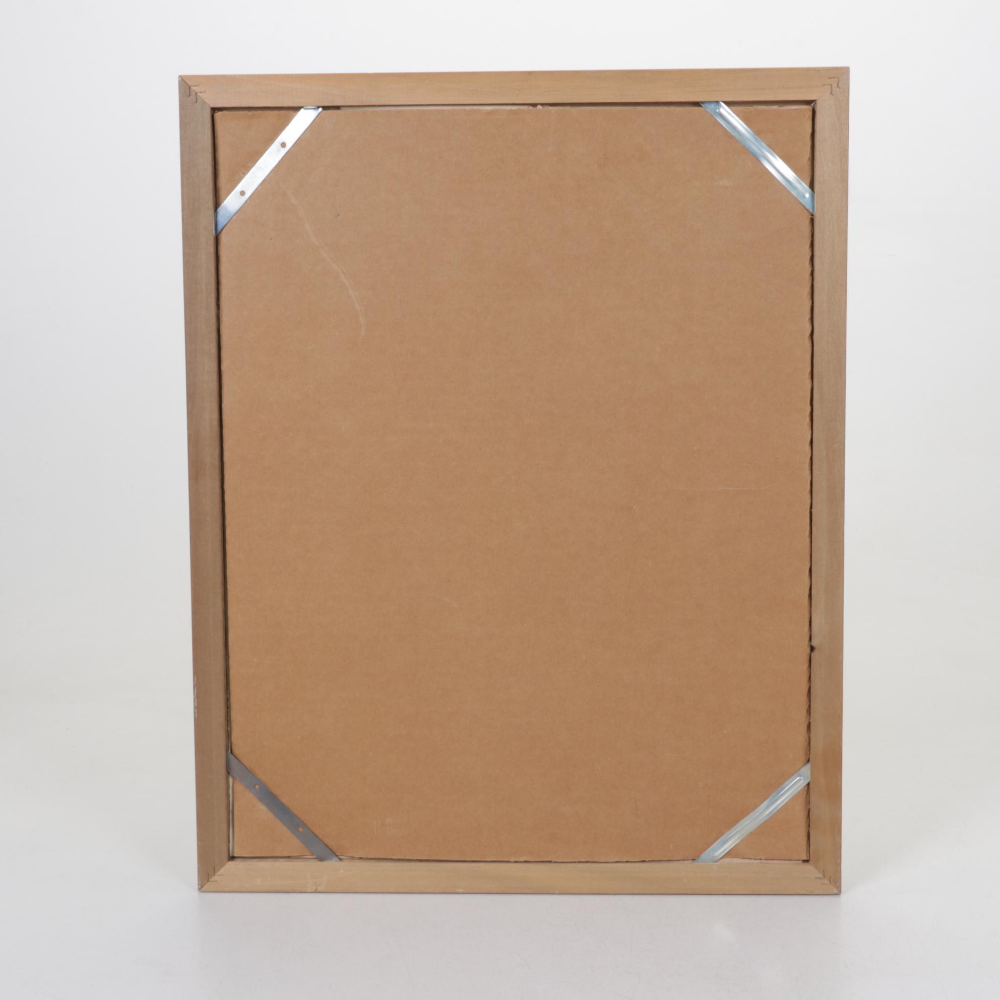 Hand-Colored Lithograph of French Fashions from "Beaux-Arts de Modes," 1920s