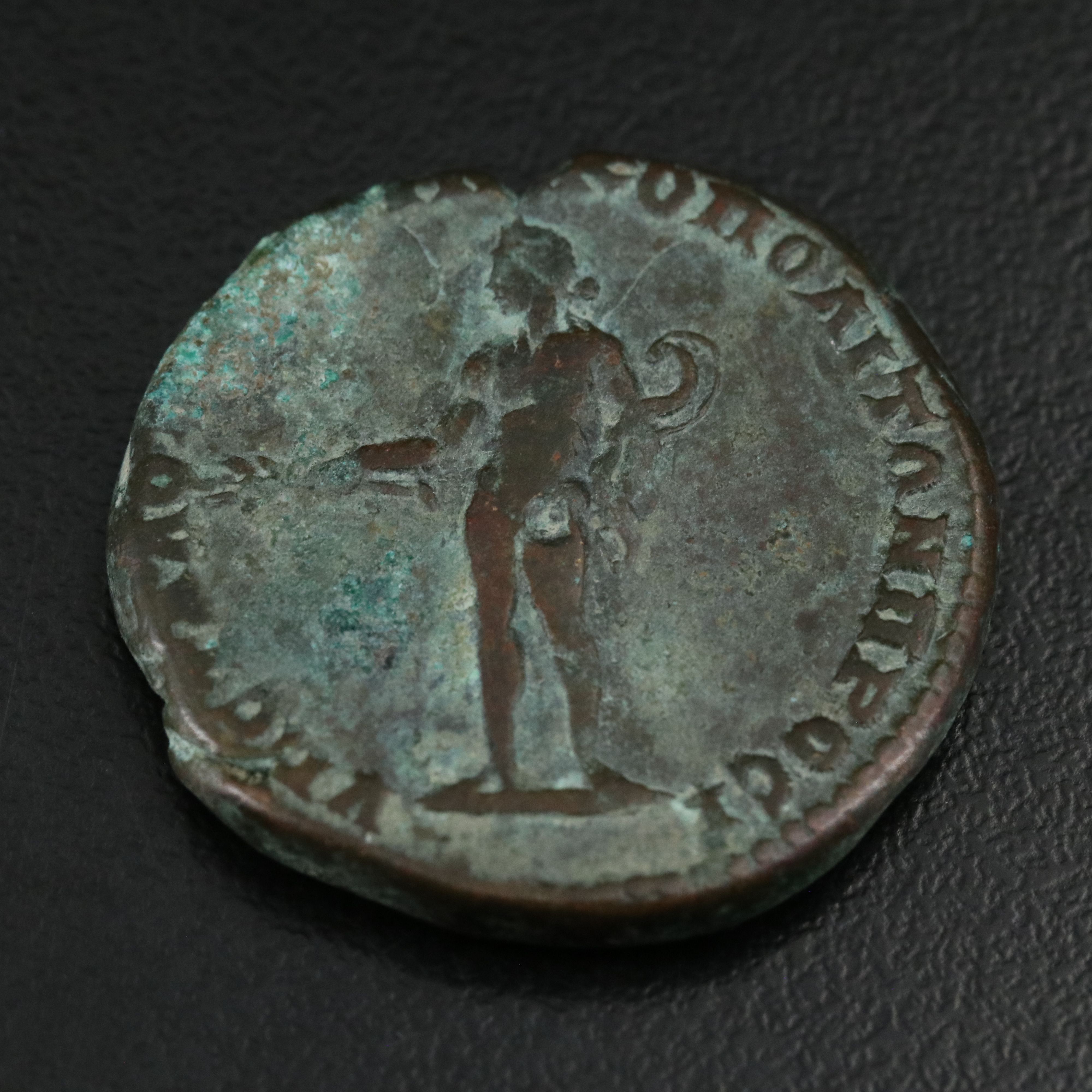 Ancient Roman Provincial Æ25 Coin of Macrinus, ca. 218 A.D.