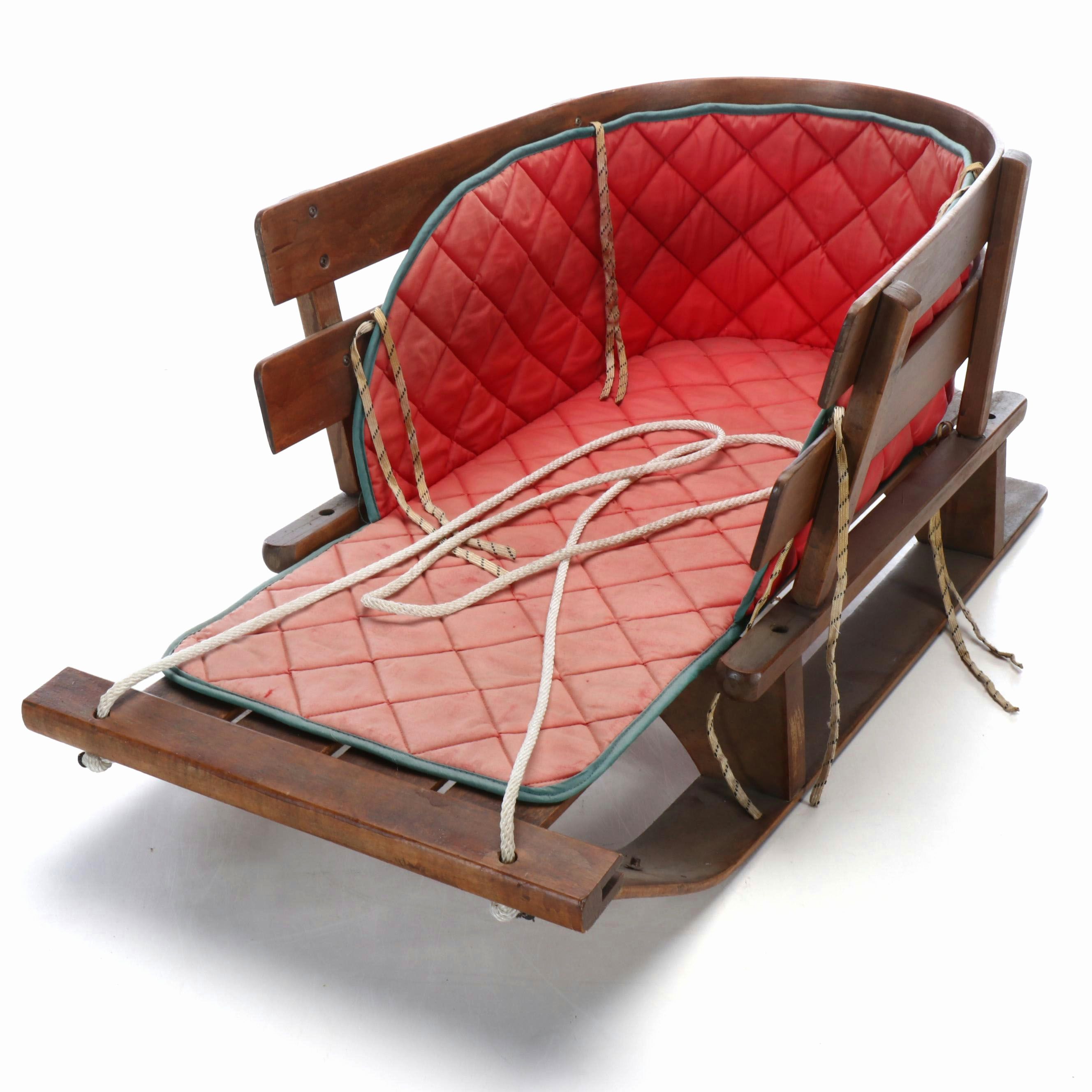 Children's Wooden Pull Sled