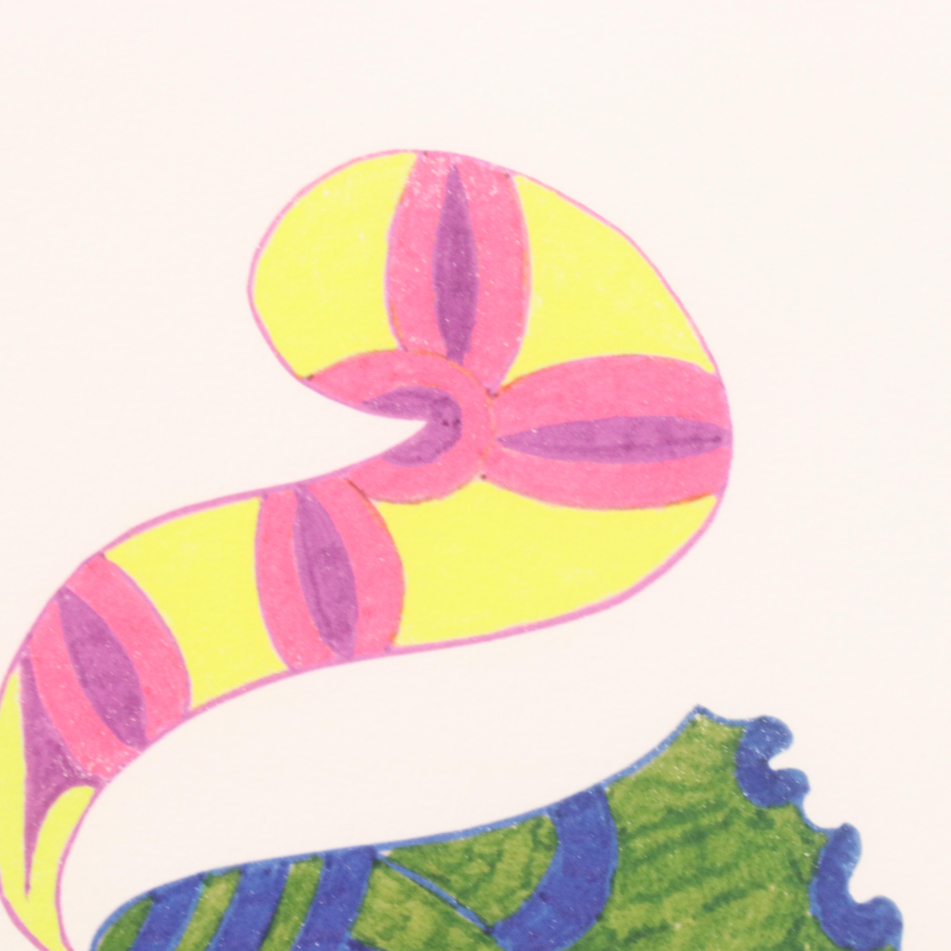 Abstract Giclée After Jimi Hendrix "The Art of Jimi Hendrix," 21st Century