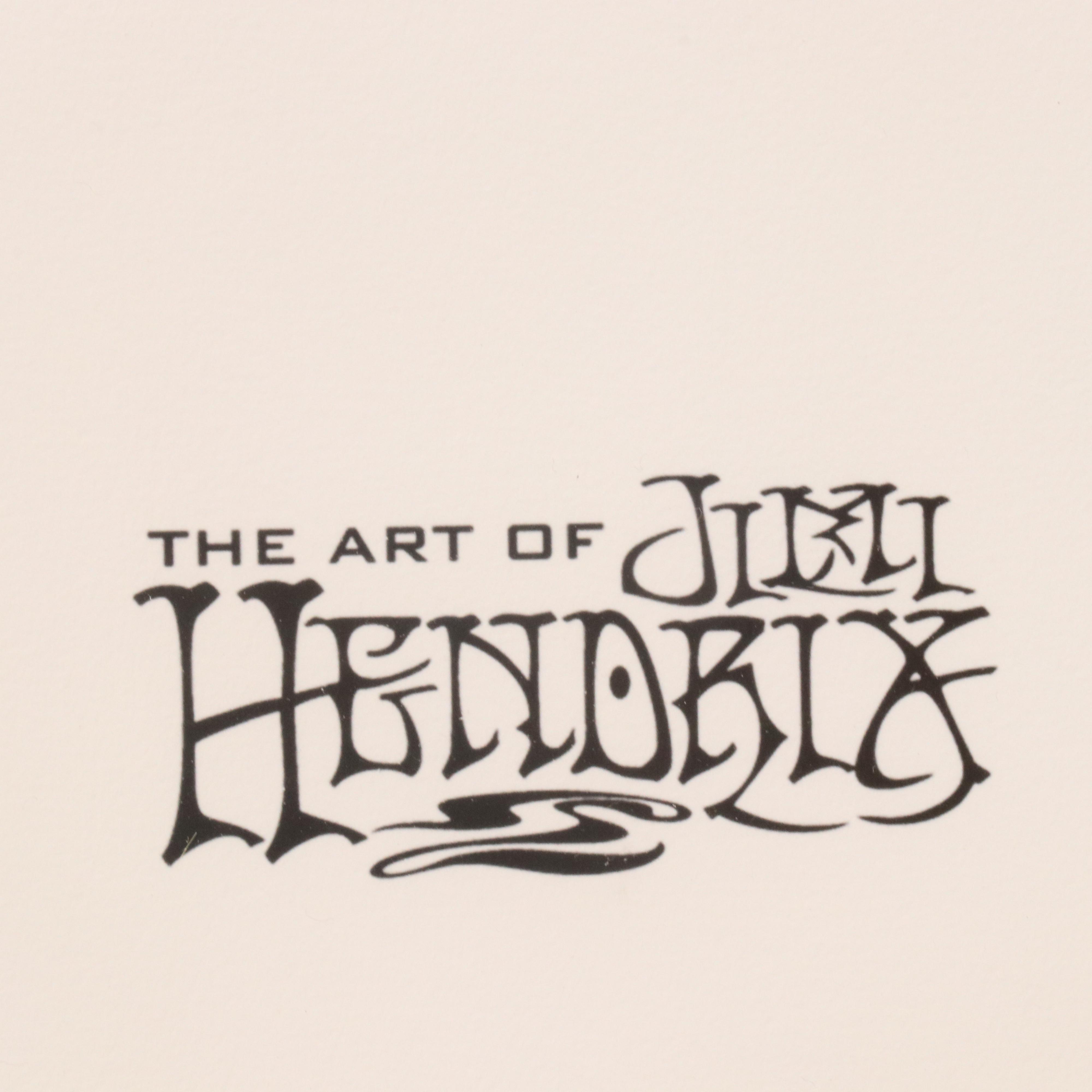 Abstract Giclée After Jimi Hendrix "The Art of Jimi Hendrix," 21st Century