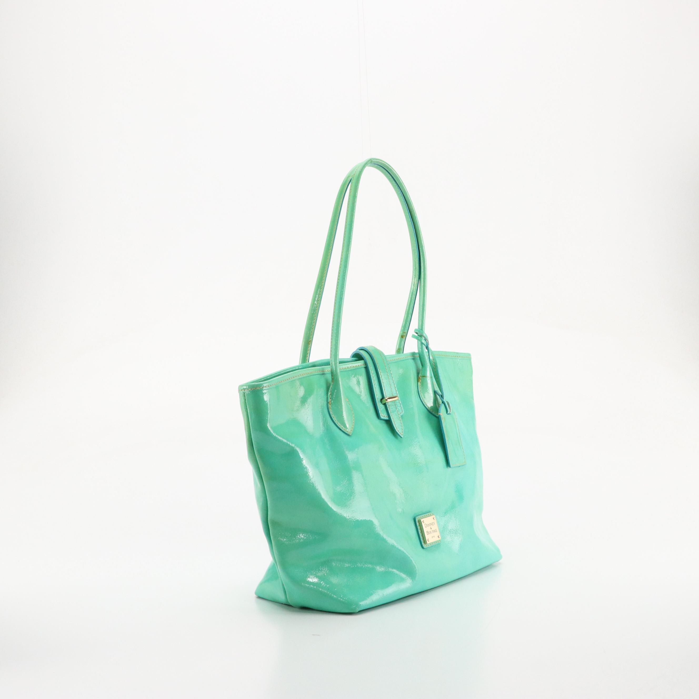 Dooney & Bourke Heart Printed Small Boston Bag and Patent Leather Tote With More