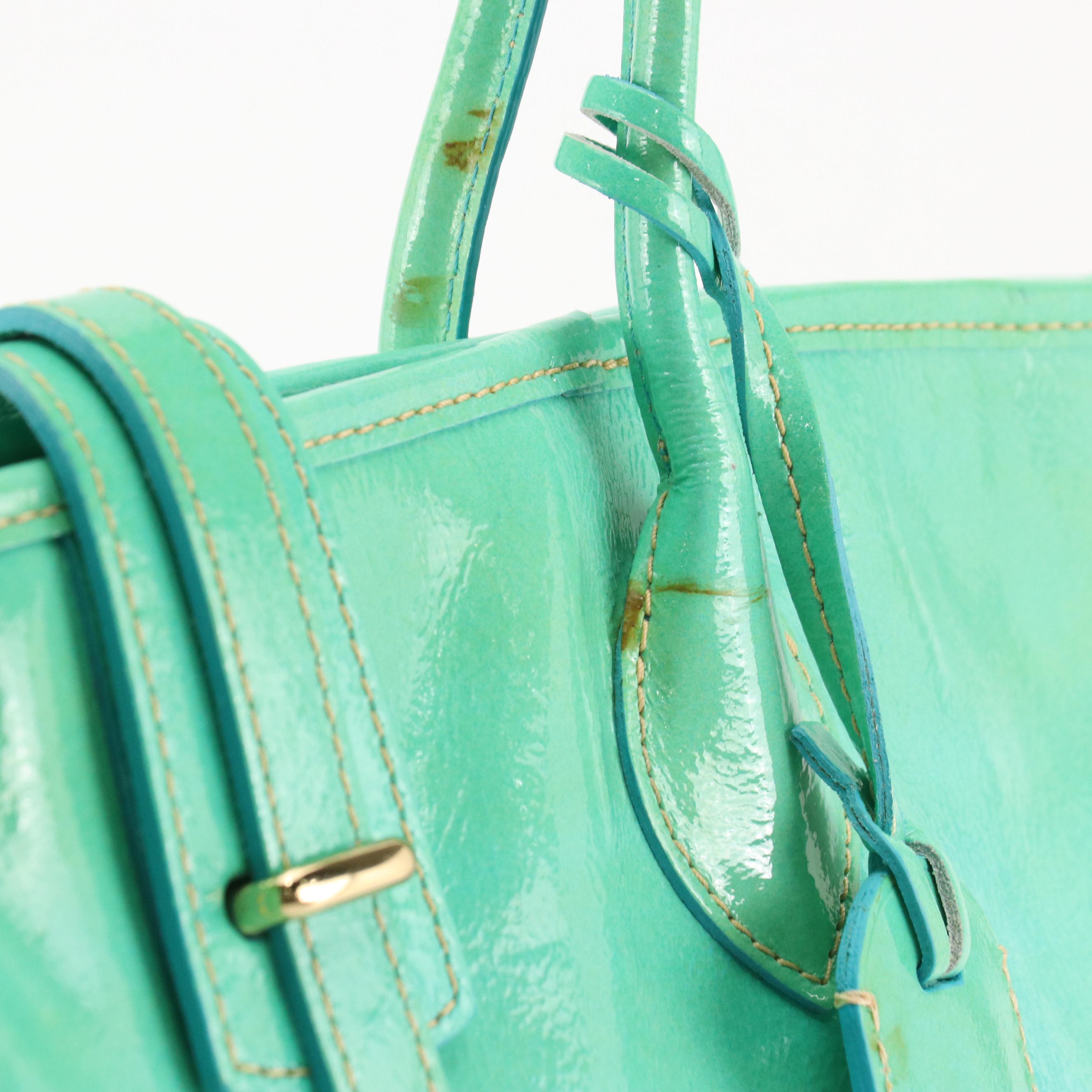 Dooney & Bourke Heart Printed Small Boston Bag and Patent Leather Tote With More