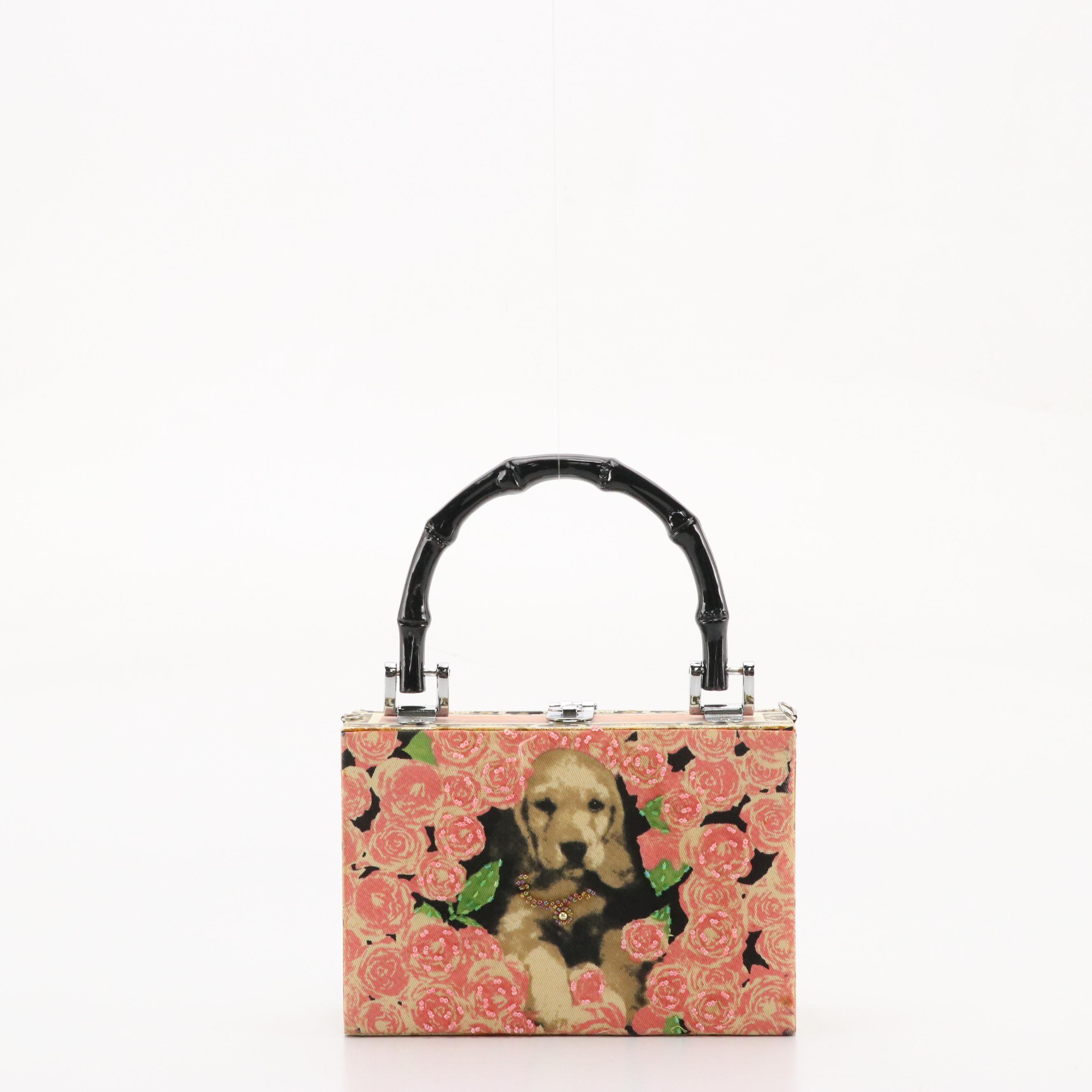 Dooney & Bourke Heart Printed Small Boston Bag and Patent Leather Tote With More