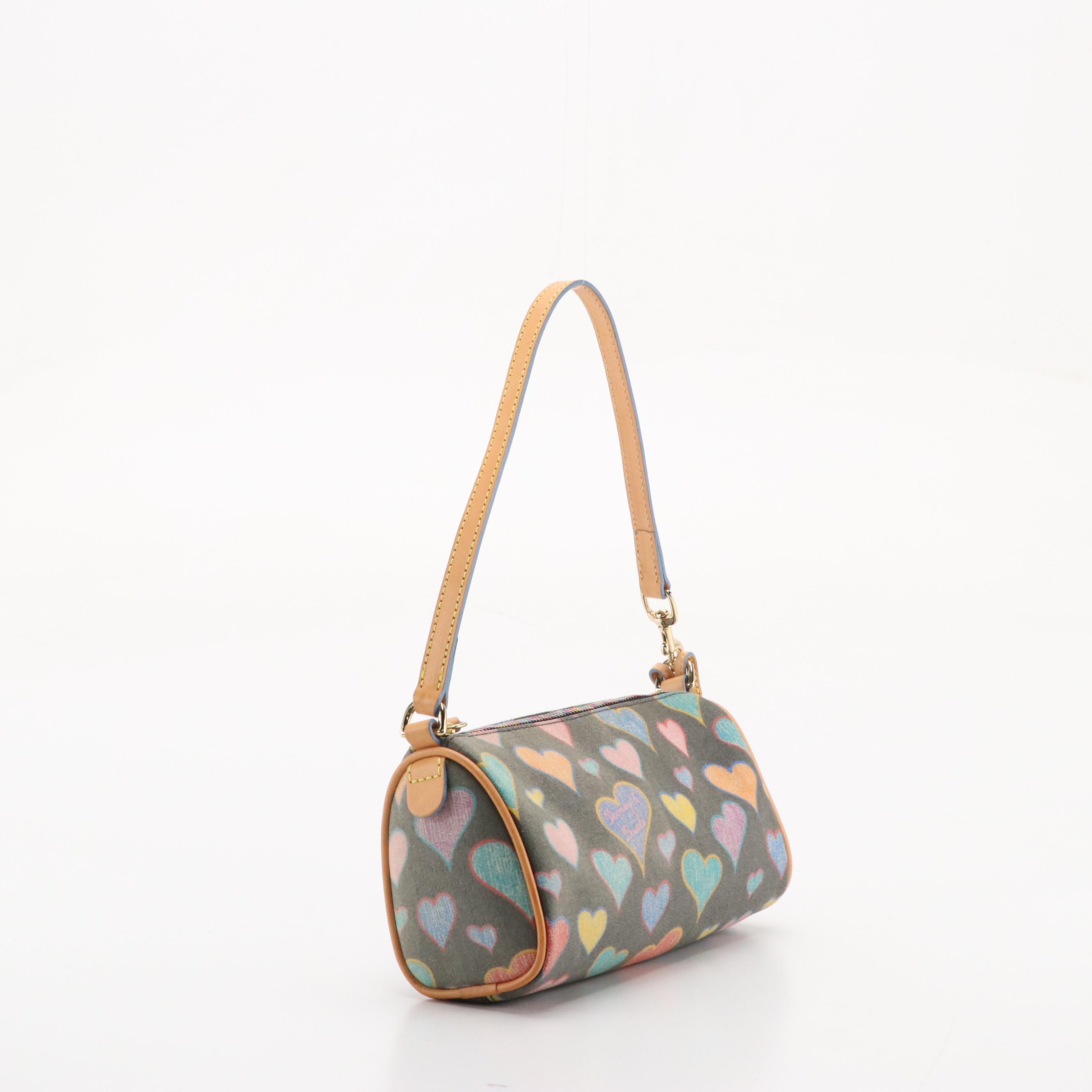 Dooney & Bourke Heart Printed Small Boston Bag and Patent Leather Tote With More