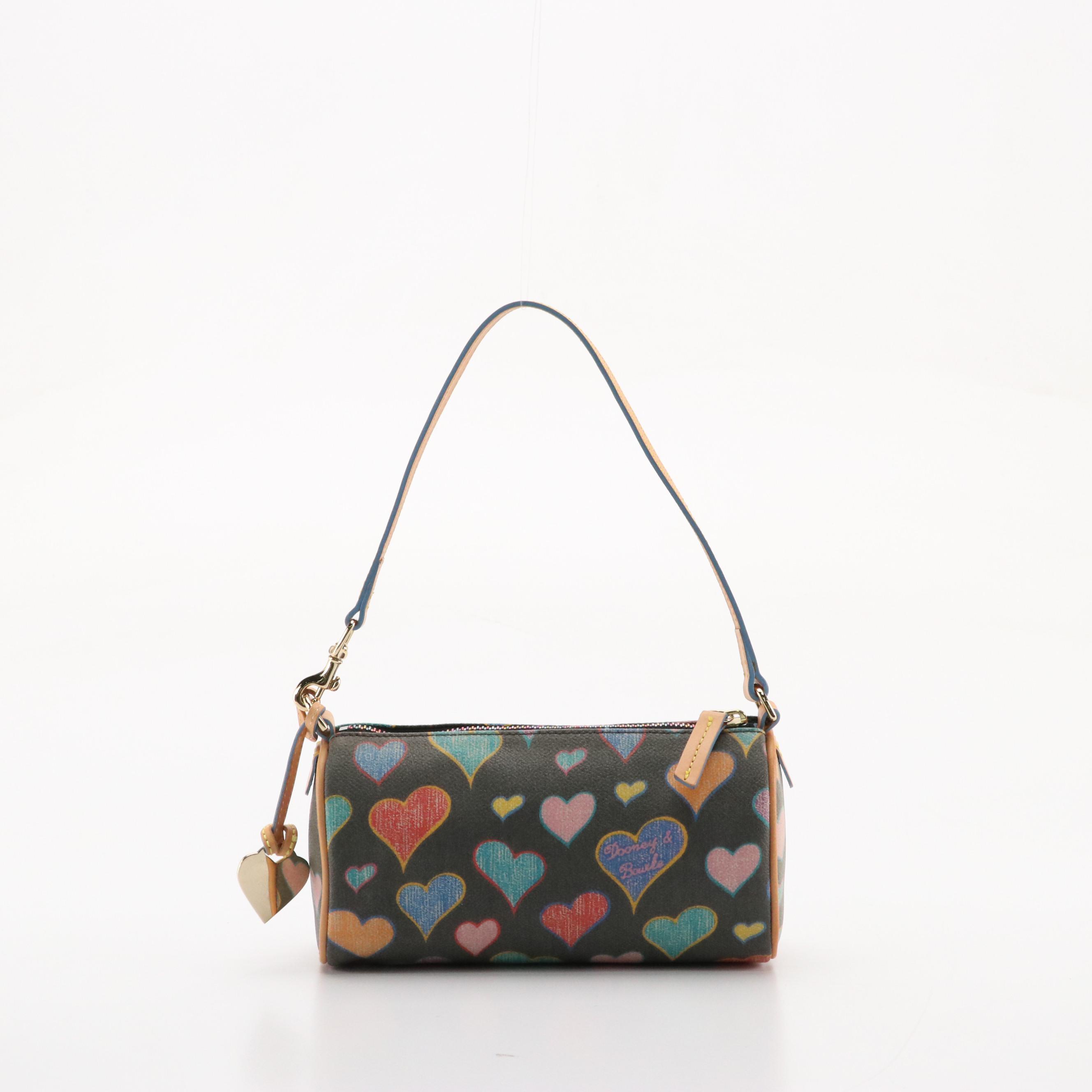 Dooney & Bourke Heart Printed Small Boston Bag and Patent Leather Tote With More