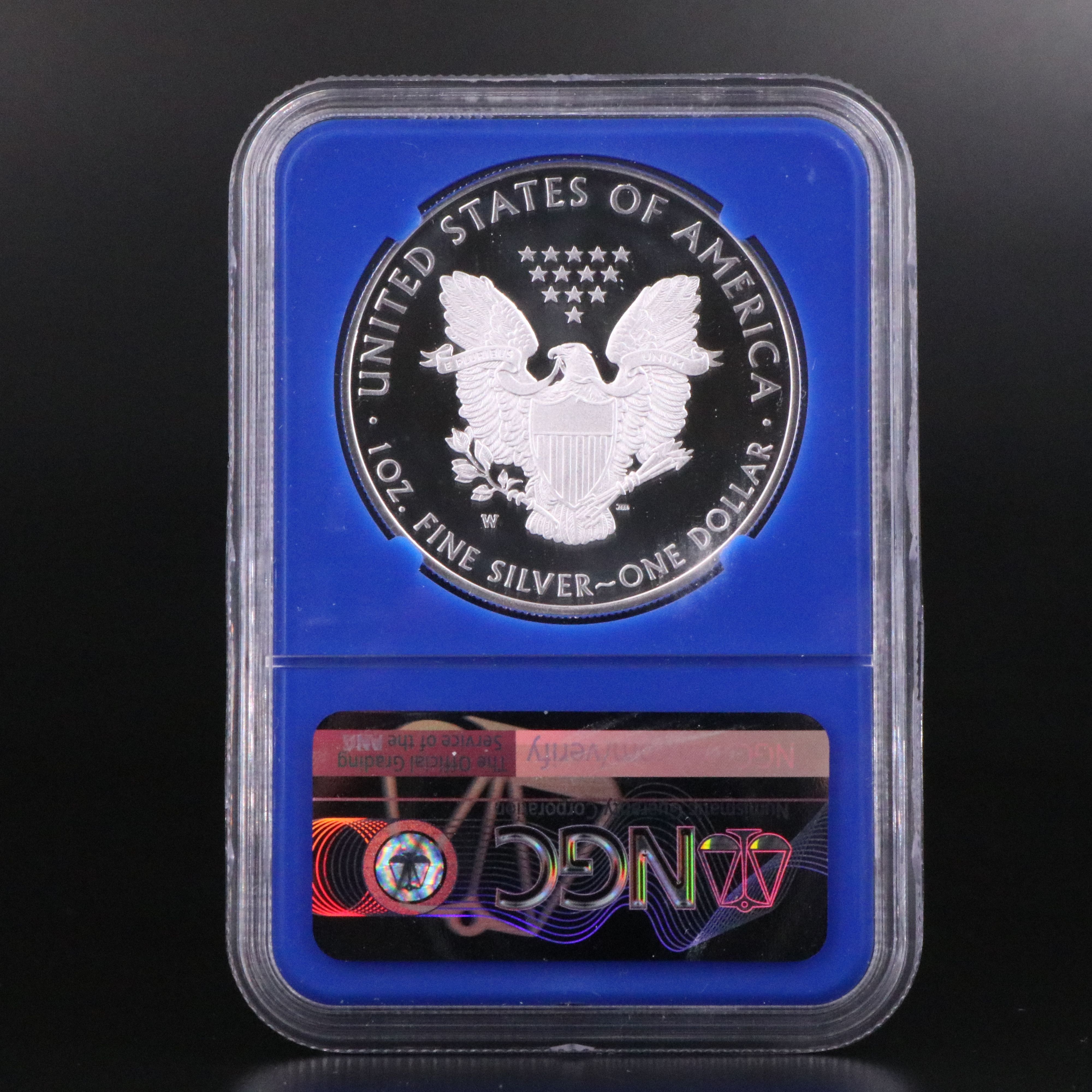 NGC Graded PF69 Ultra Cameo 2018-W American Silver Eagle Proof Coin