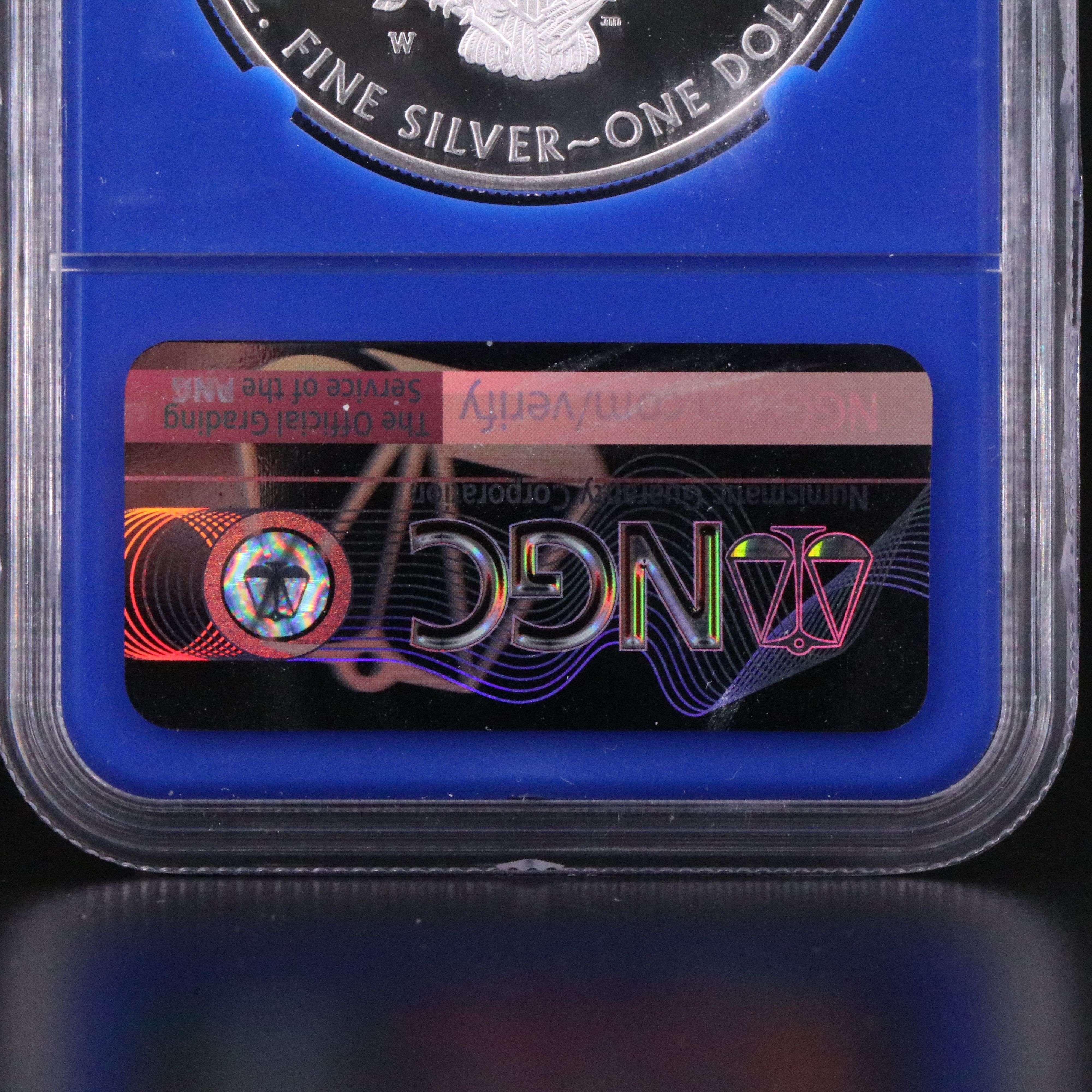 NGC Graded PF69 Ultra Cameo 2018-W American Silver Eagle Proof Coin