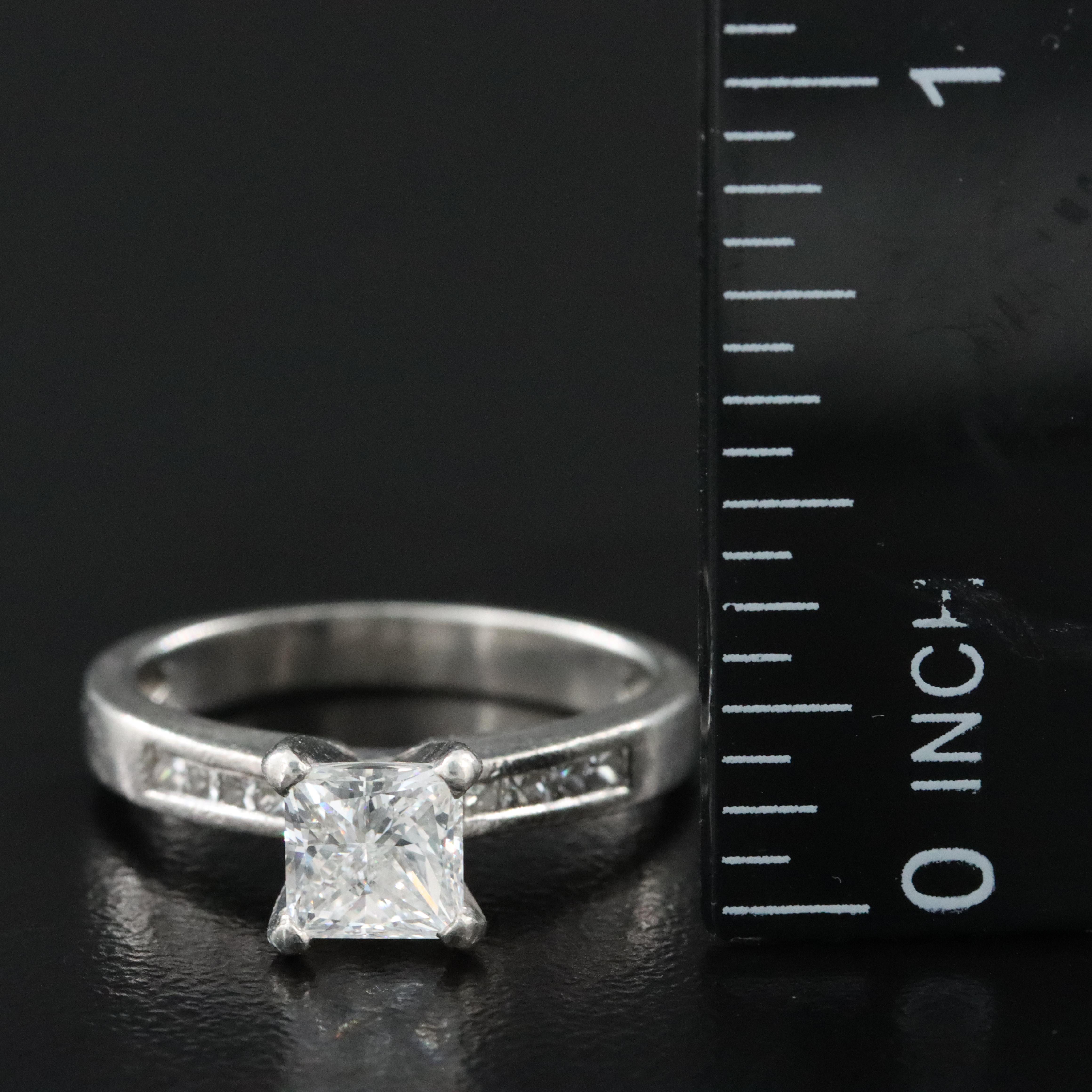 Platinum 1.12 CTW Diamond Ring