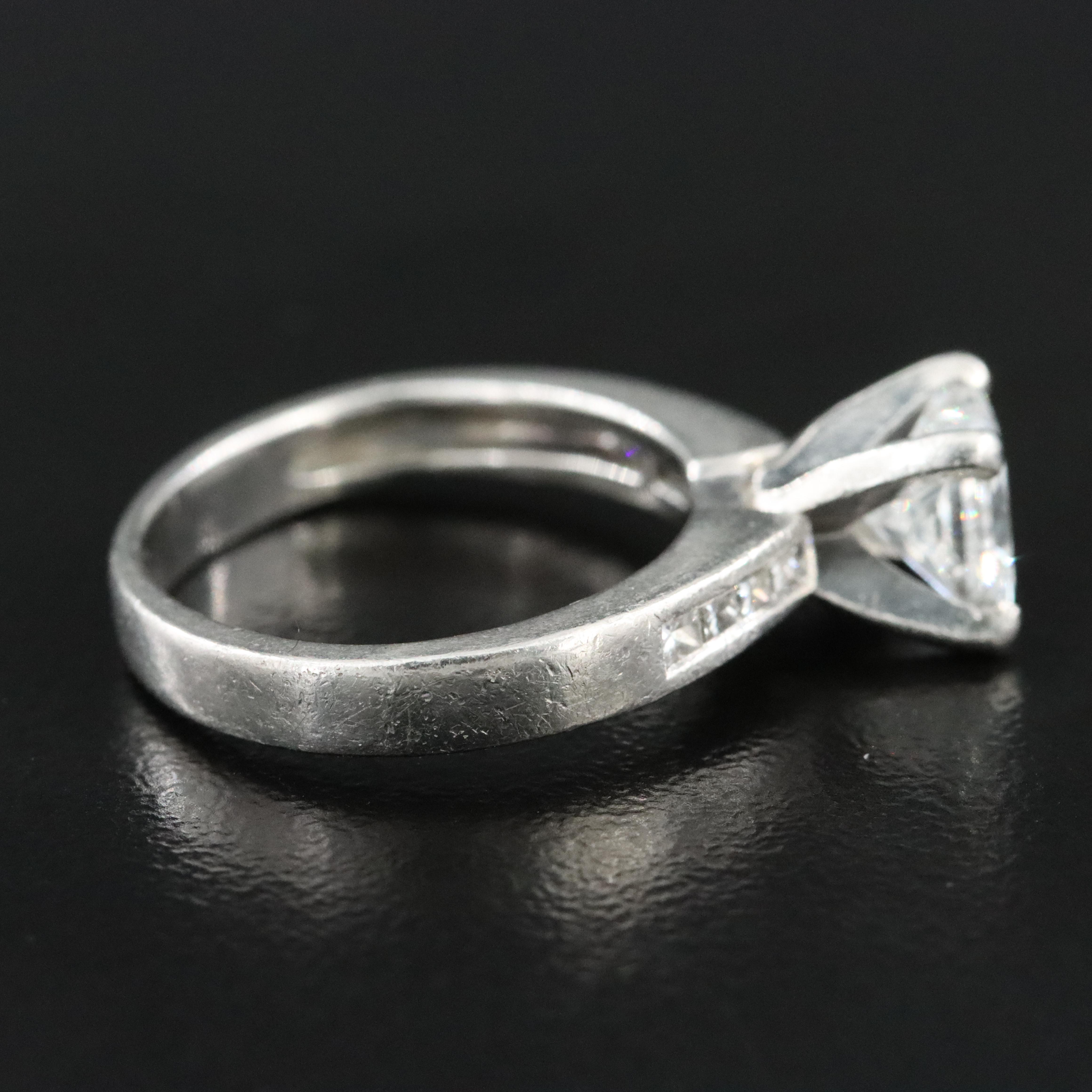 Platinum 1.12 CTW Diamond Ring