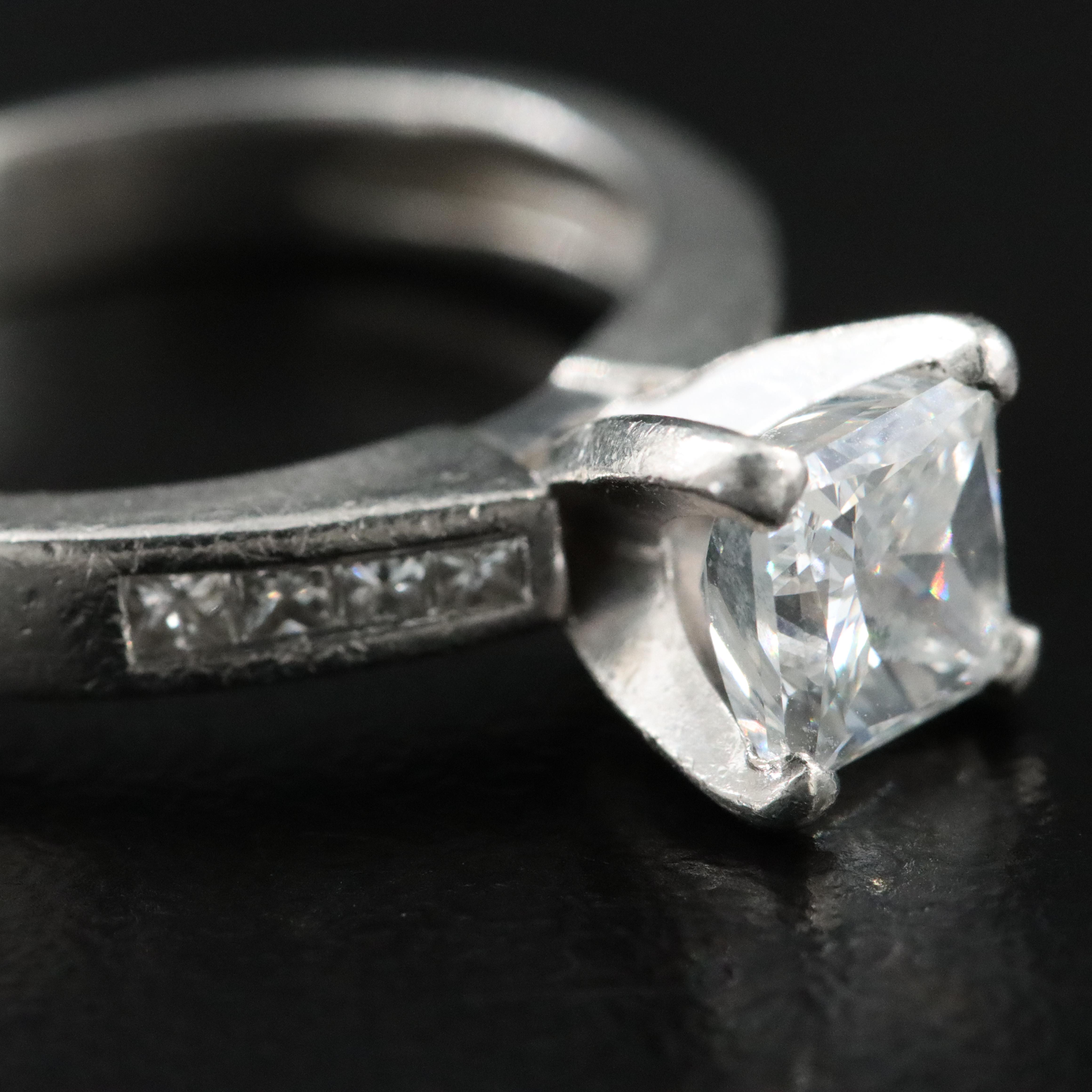 Platinum 1.12 CTW Diamond Ring