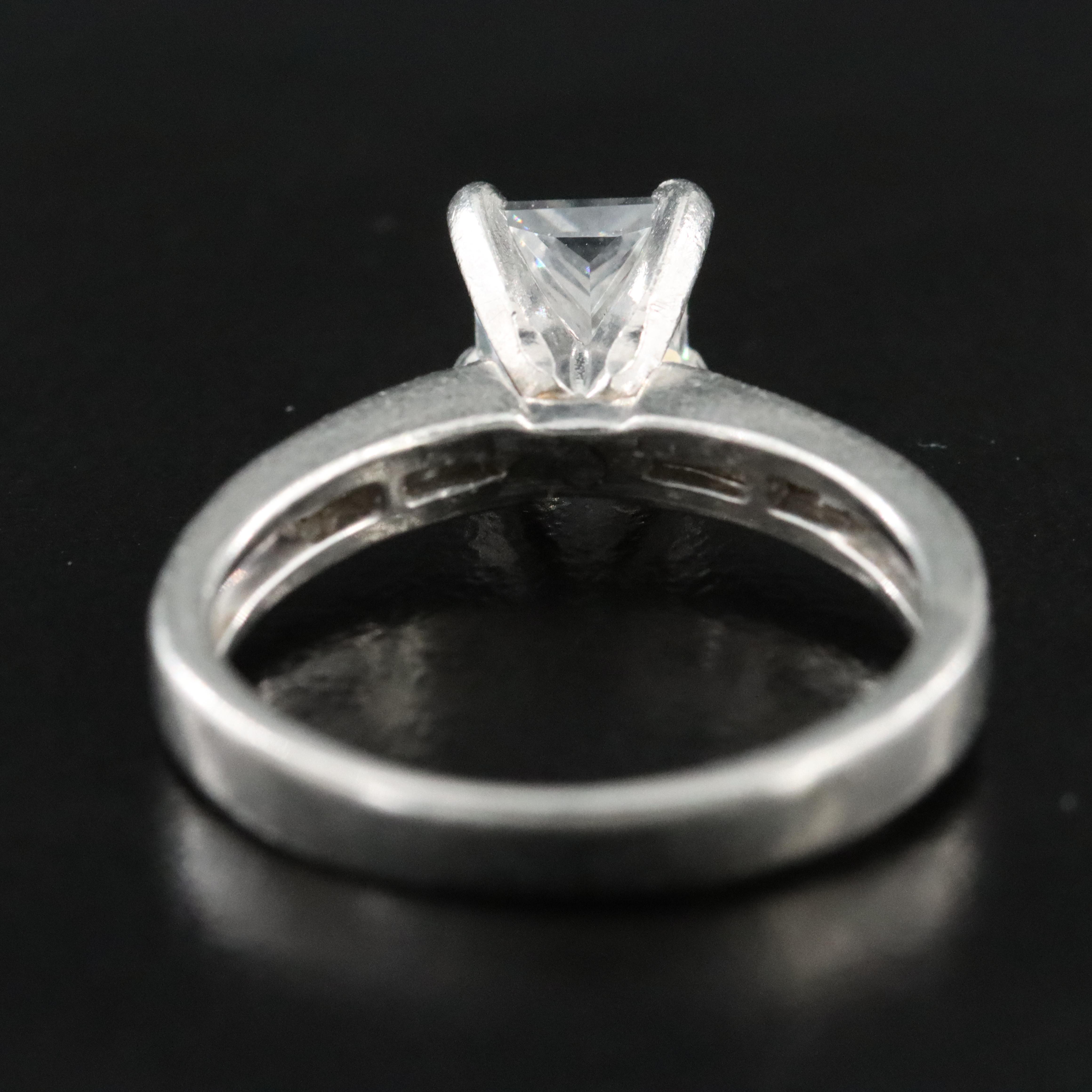 Platinum 1.12 CTW Diamond Ring