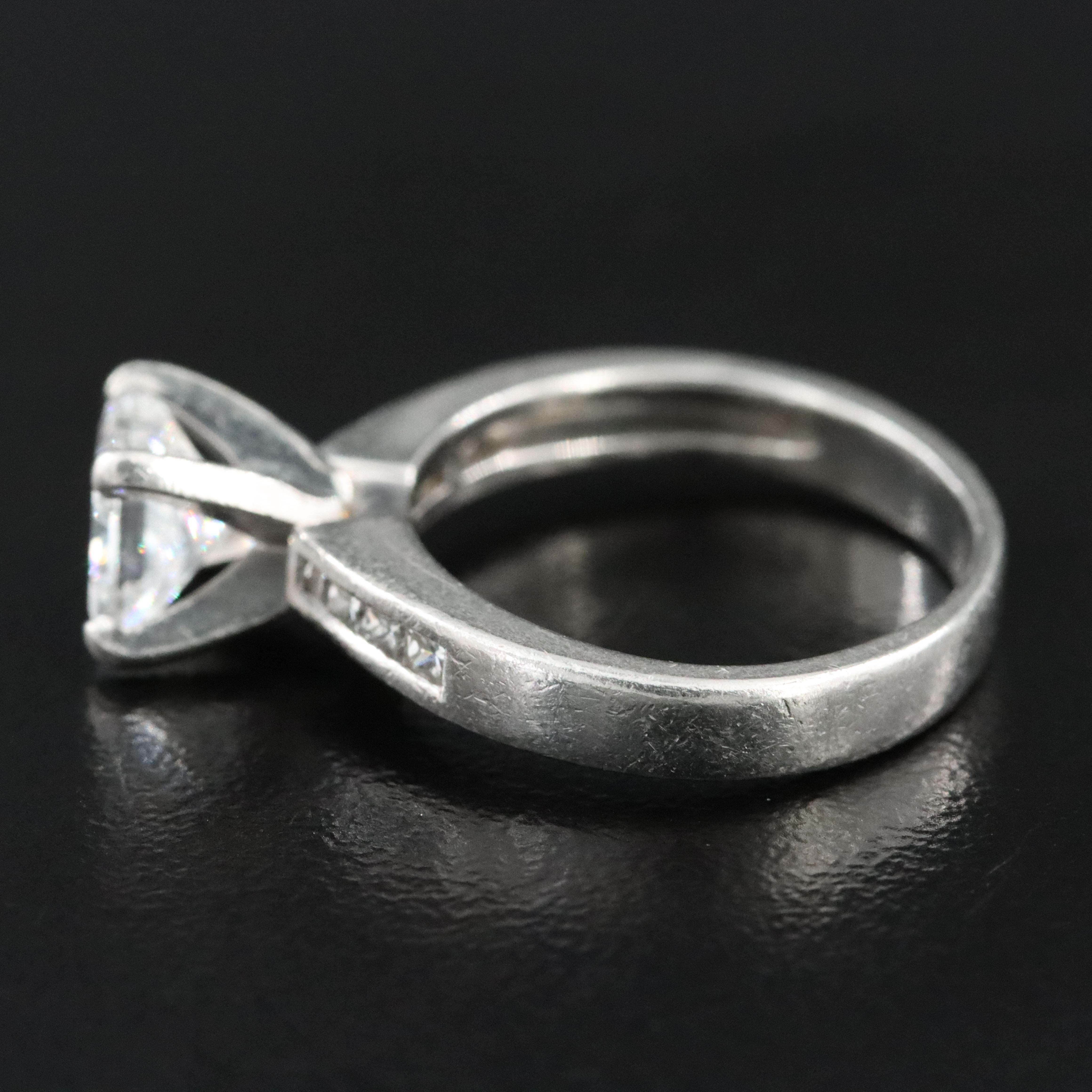 Platinum 1.12 CTW Diamond Ring