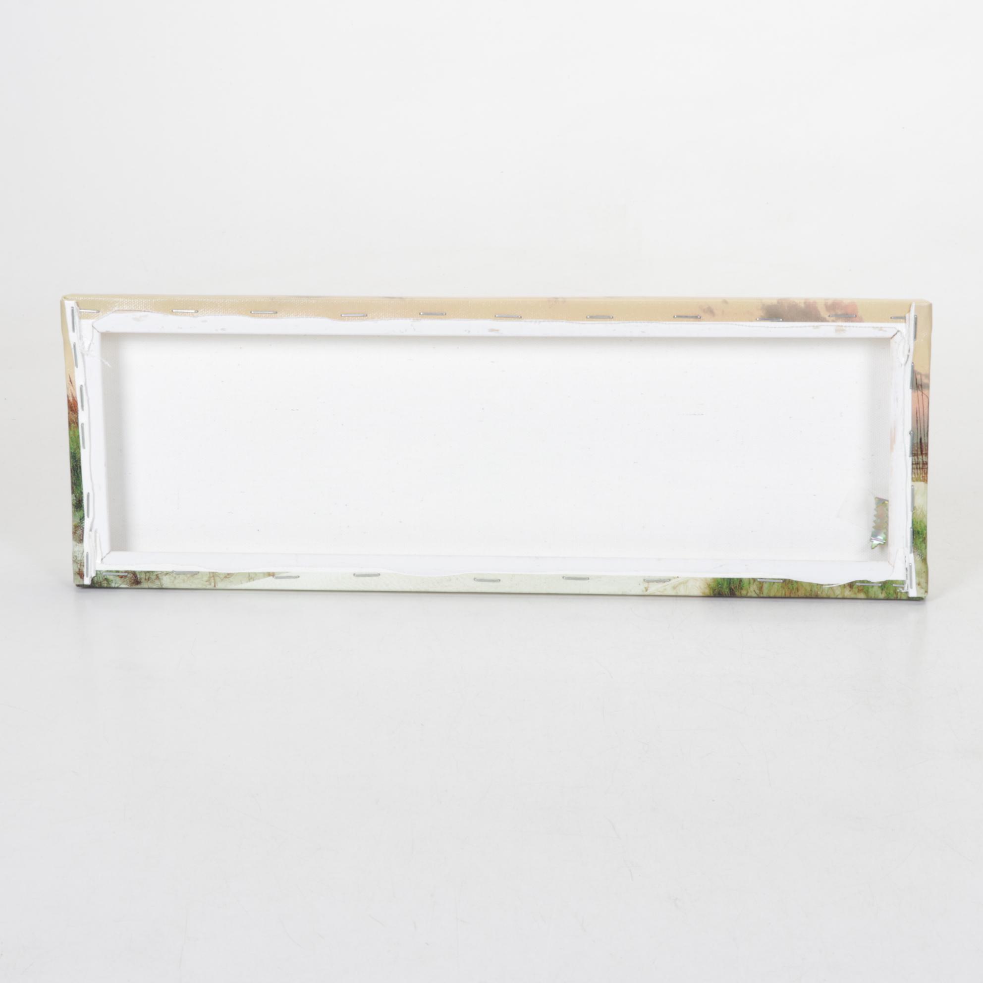 Steve Vaughn Panoramic Beach Scene Canvas Art Print Seascape