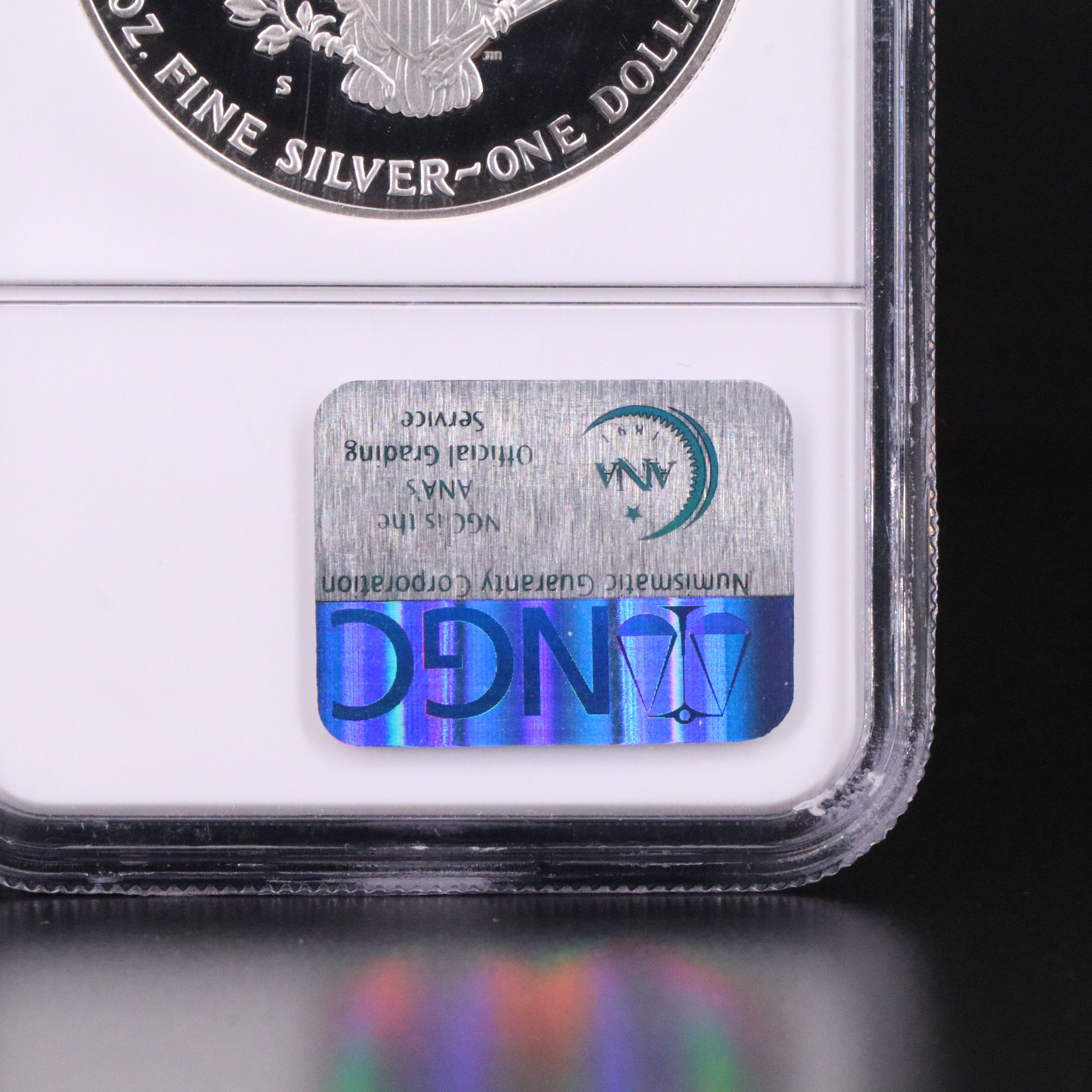 NGC Graded PF69 Ultra Cameo 1992-S American Silver Eagle Proof Coin